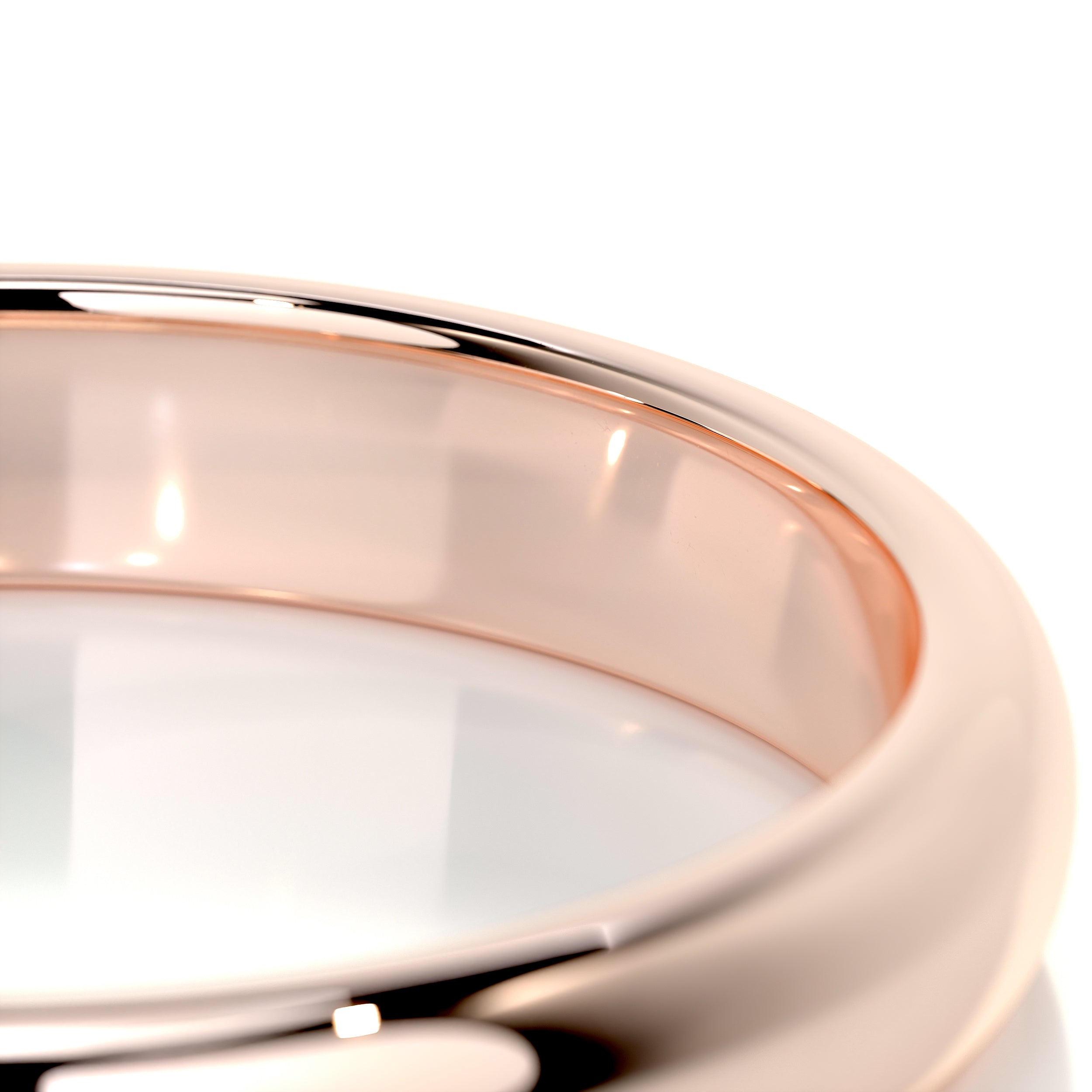 Chris Men's Wedding Band -14K Rose Gold、mySite、hinf8tx79