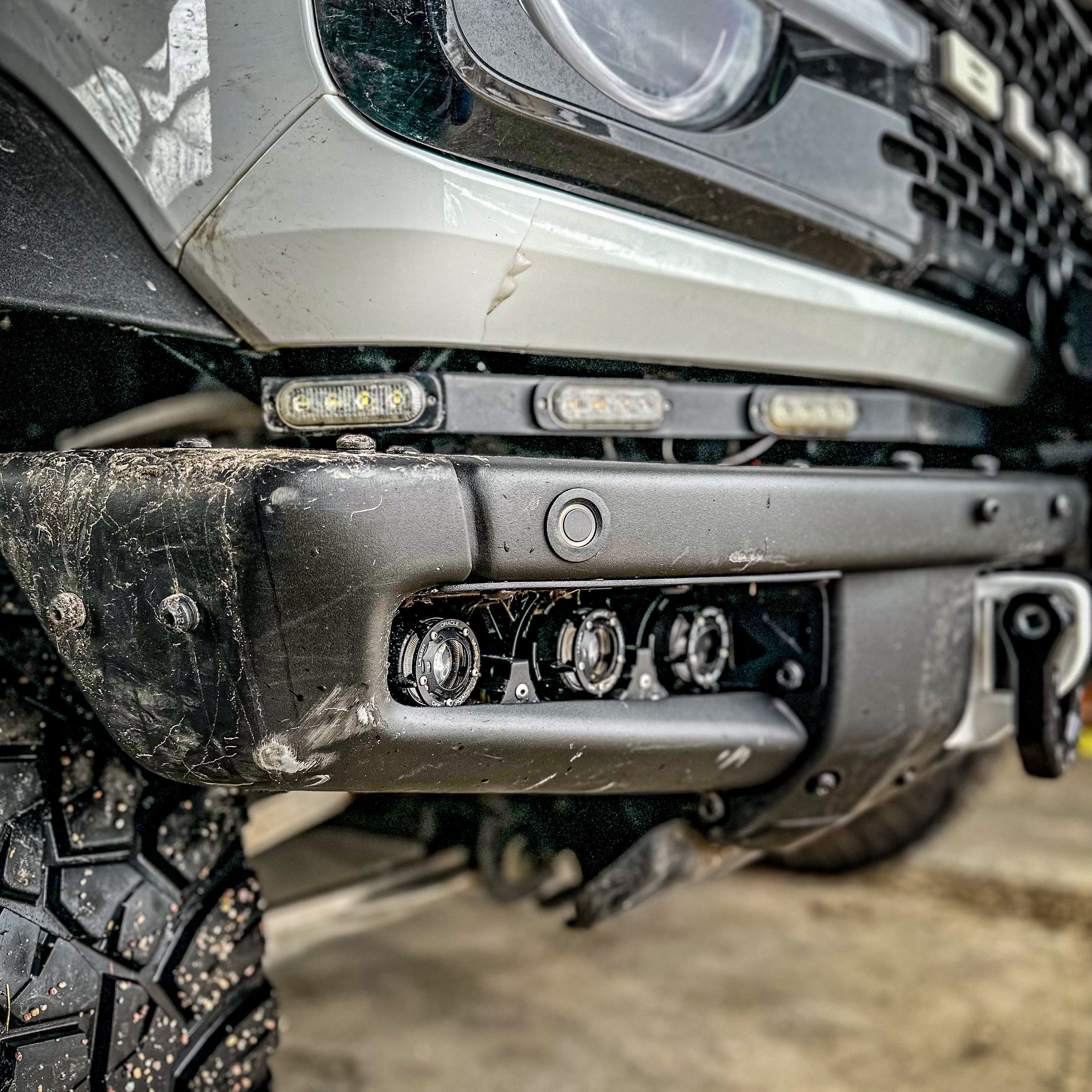 ORACLE Lighting 2021-2025 Ford Bronco Off Road LASER Auxiliary Lights + LED Fog Light Kit for Steel Bumper、mySite、nflplayoffbracketp