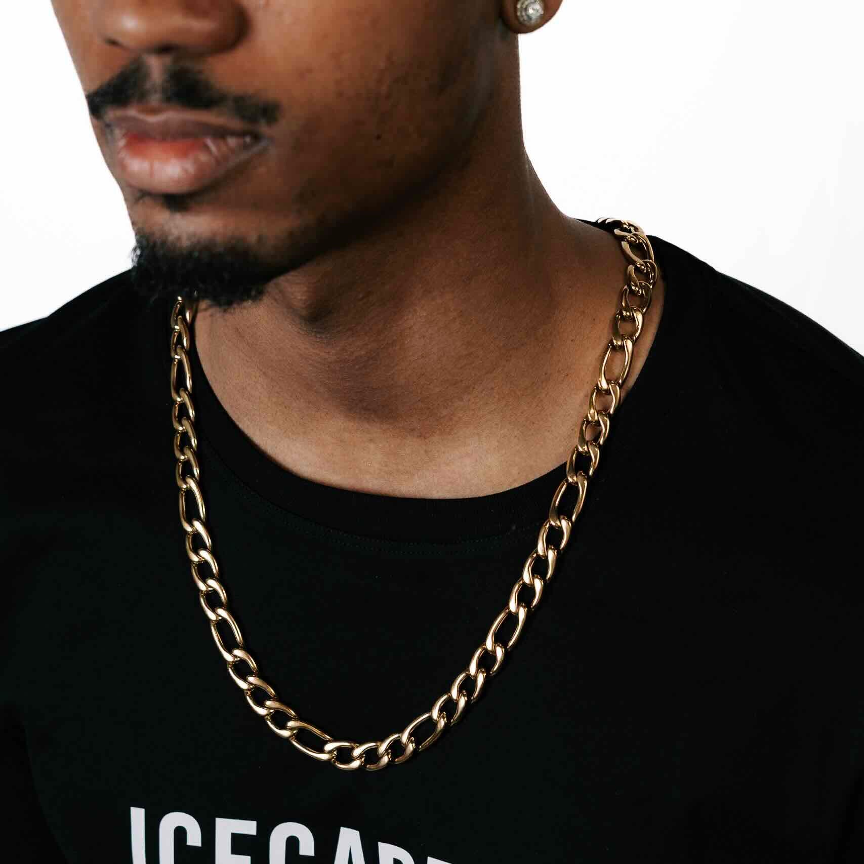 5MM Figaro Chain 14K Gold、mySite、hinf8tx79