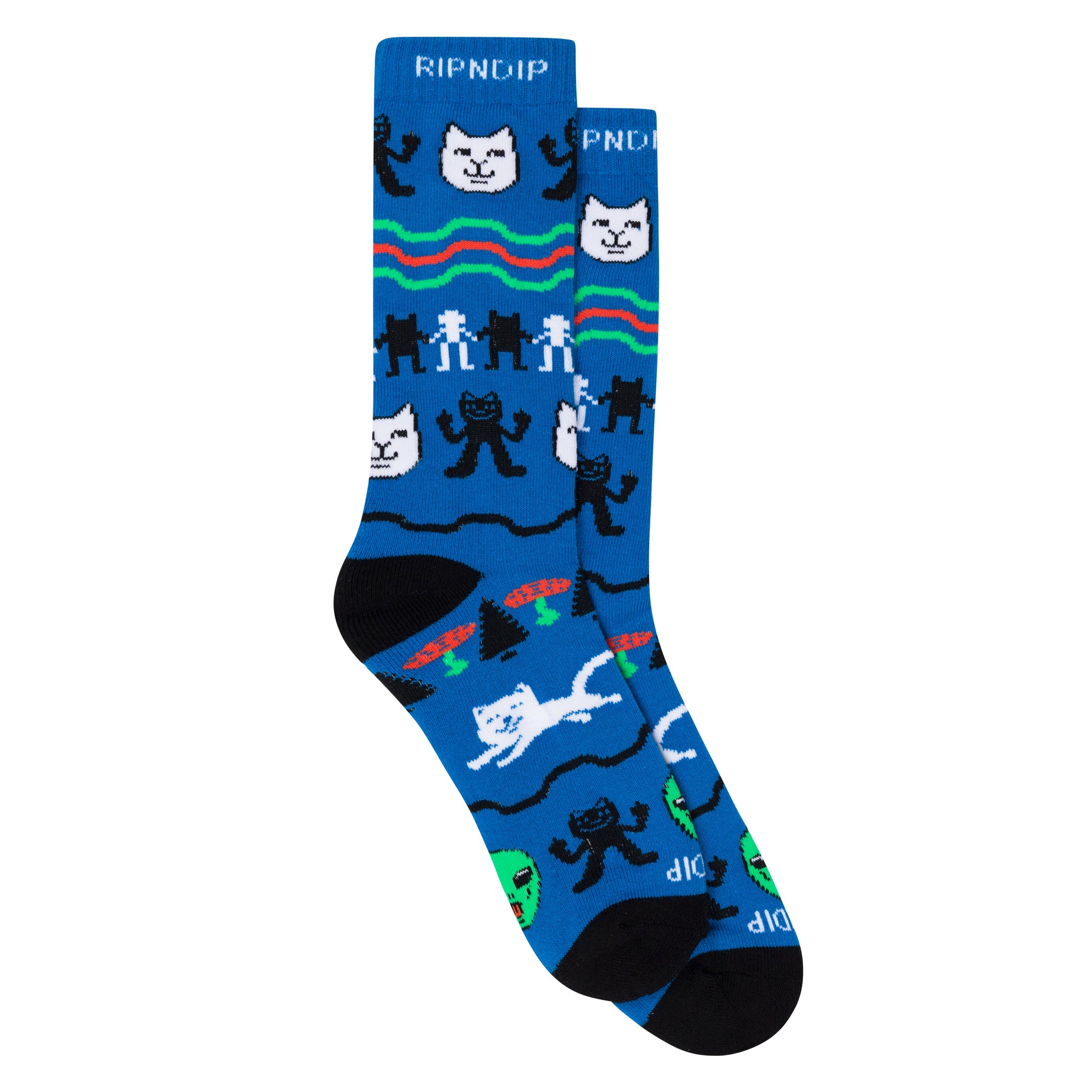  Jolly Holiday Socks (Navy)、mySite、merchandisen