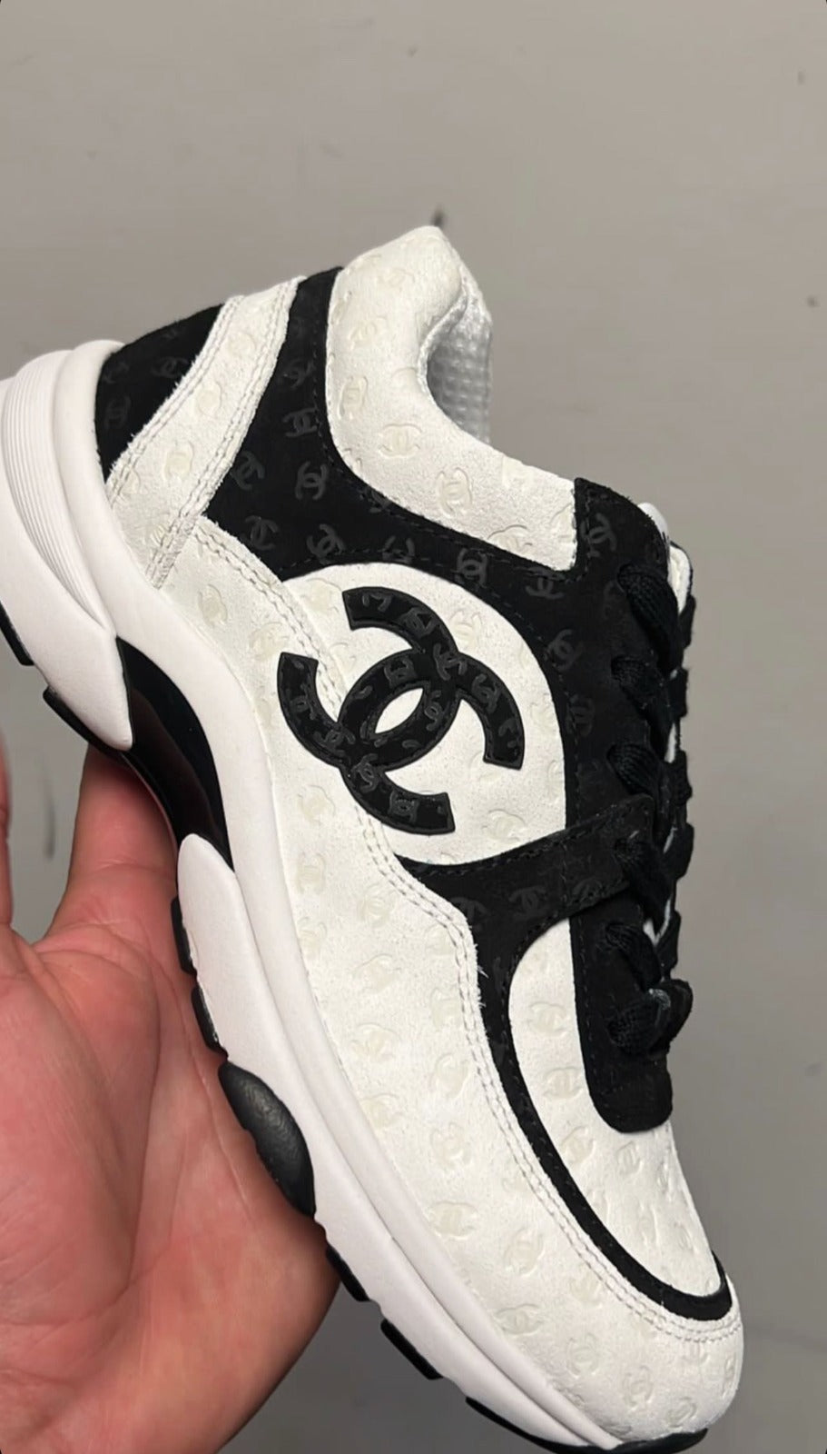 Chanel CC All Over Logo Sneaker White/Black (2022)、mySite、garminoutage.com