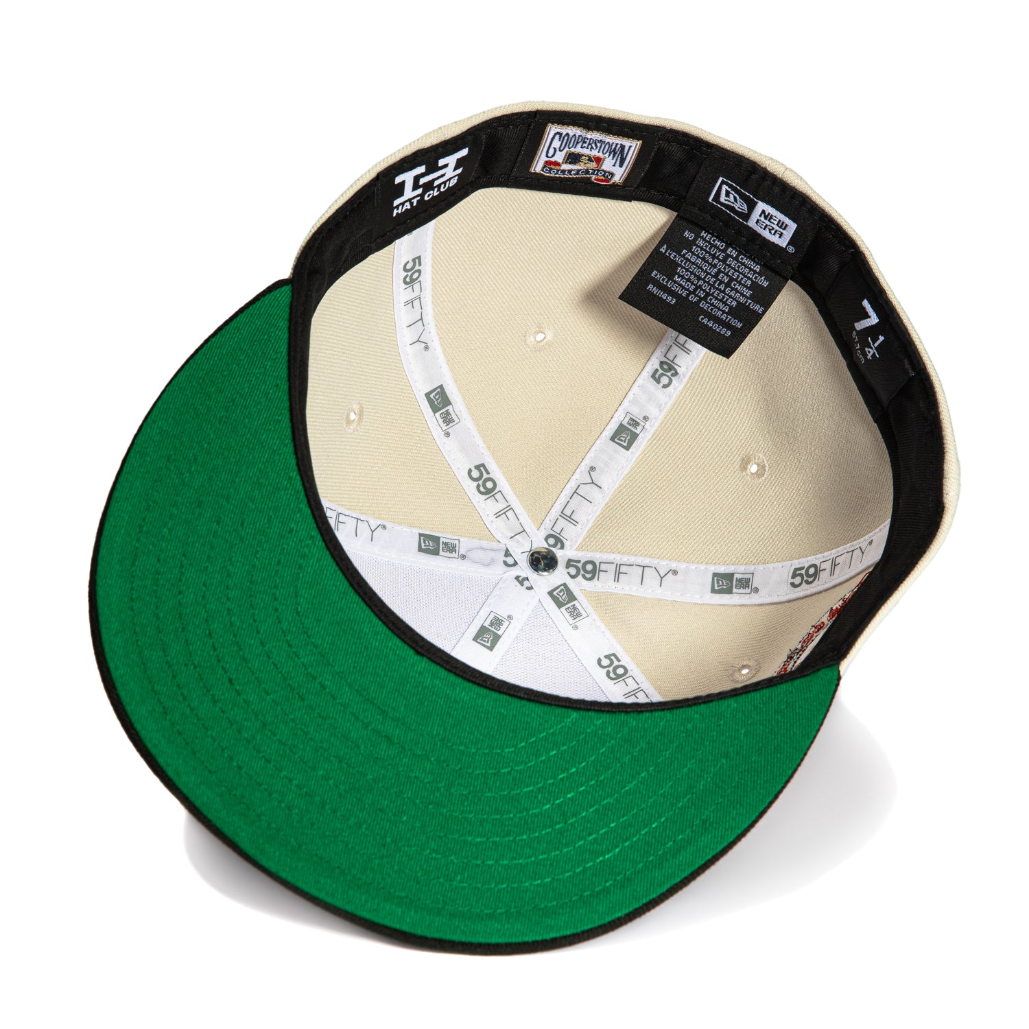 New Era 59Fifty Brooklyn Dodgers Logo Patch 1912 Hat - Stone, Green、mySite、vikingsvslions