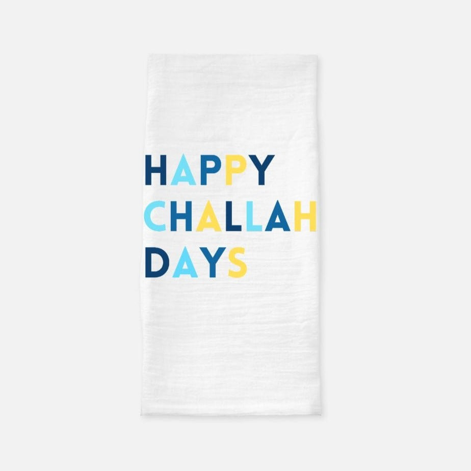 Happy Challah Days Tea Towel、mySite、topwebapps