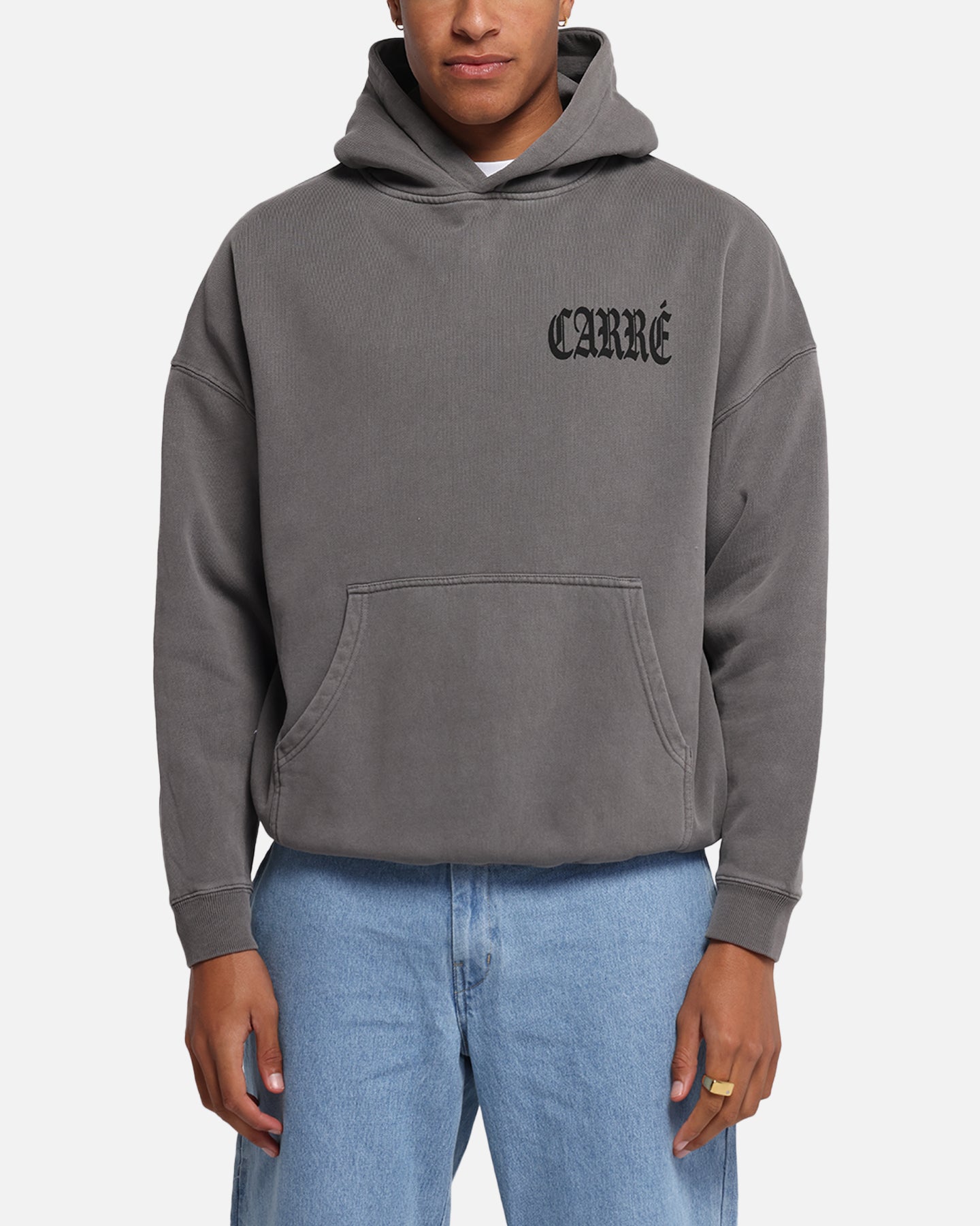 Carre Bulldog Hoodie Washed Charcoal、mySite、zt4zffjzw