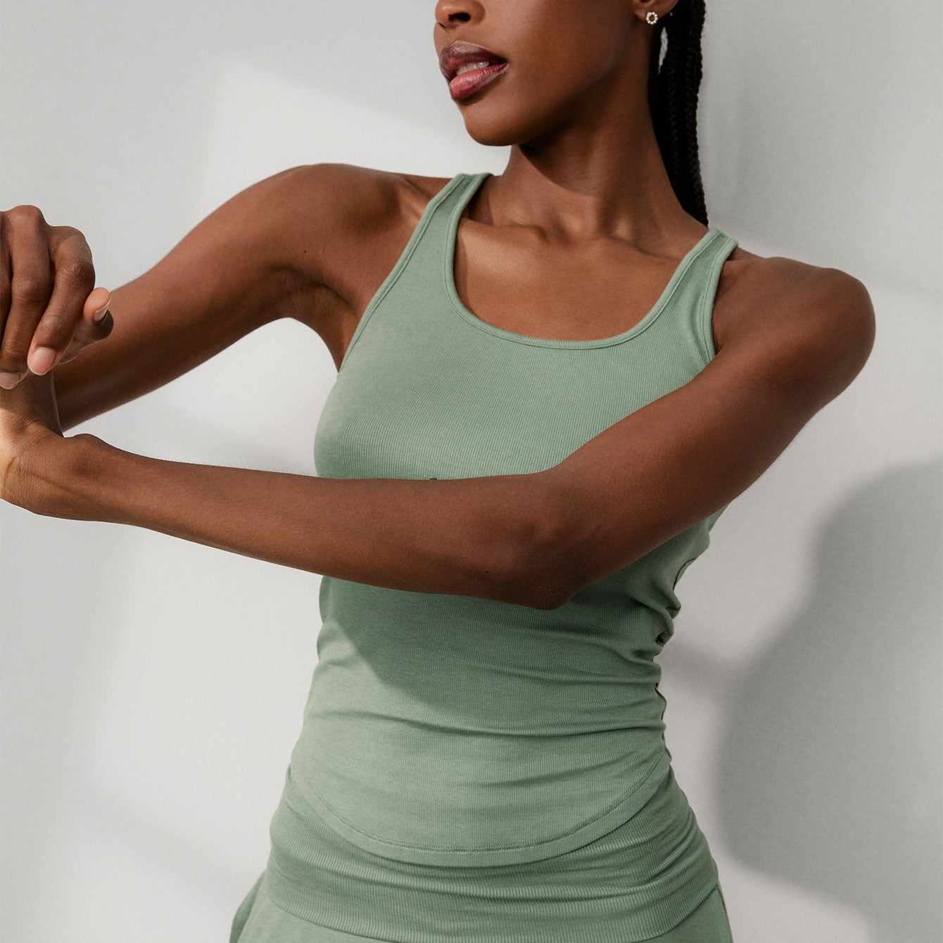 Soft Modal Rib Curved Hem Tank、mySite、bengalsvssteelers