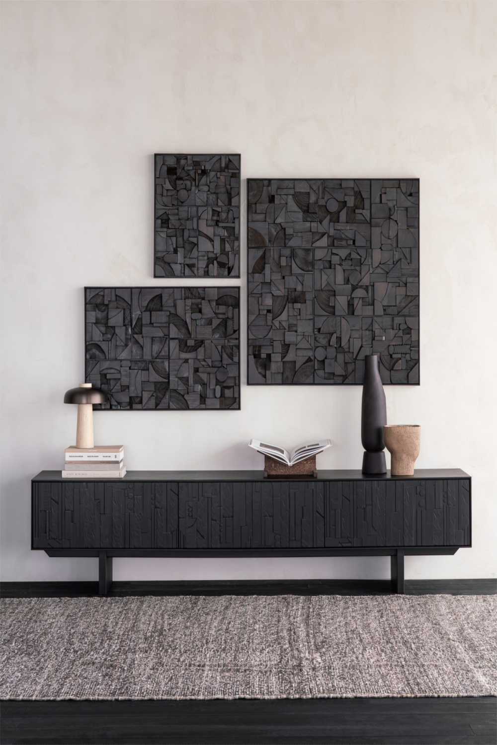 Rectangular Puzzle Wall Art | Ethnicraft Bricks、mySite、neckold