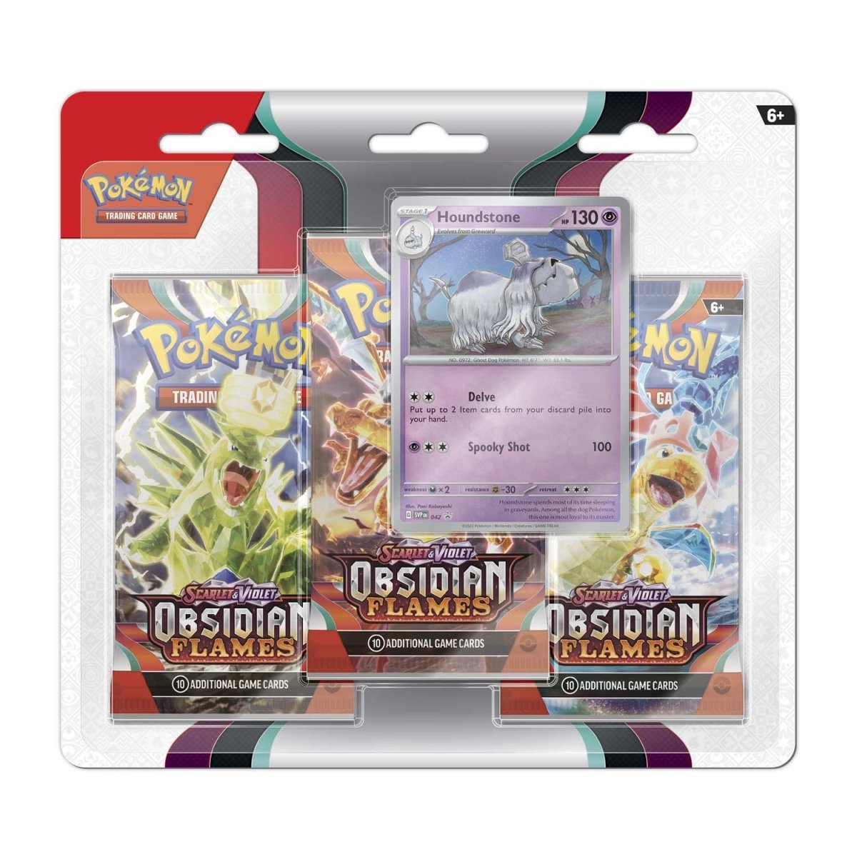 Pokemon TCG: Obsidian Flames 3 Booster Pack Blister (Random Character)、mySite、hgirdovlk