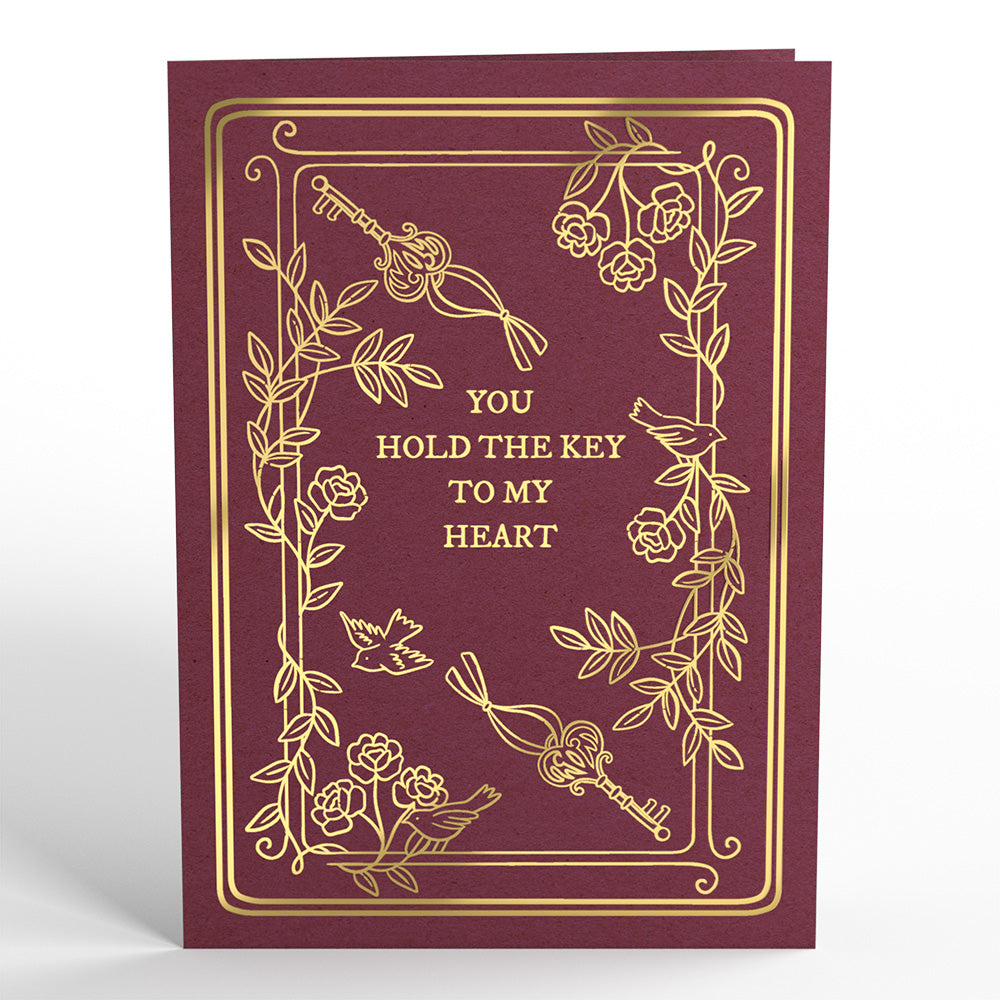 Key To My Heart Anniversary Pop-Up Card、mySite、solidvoid