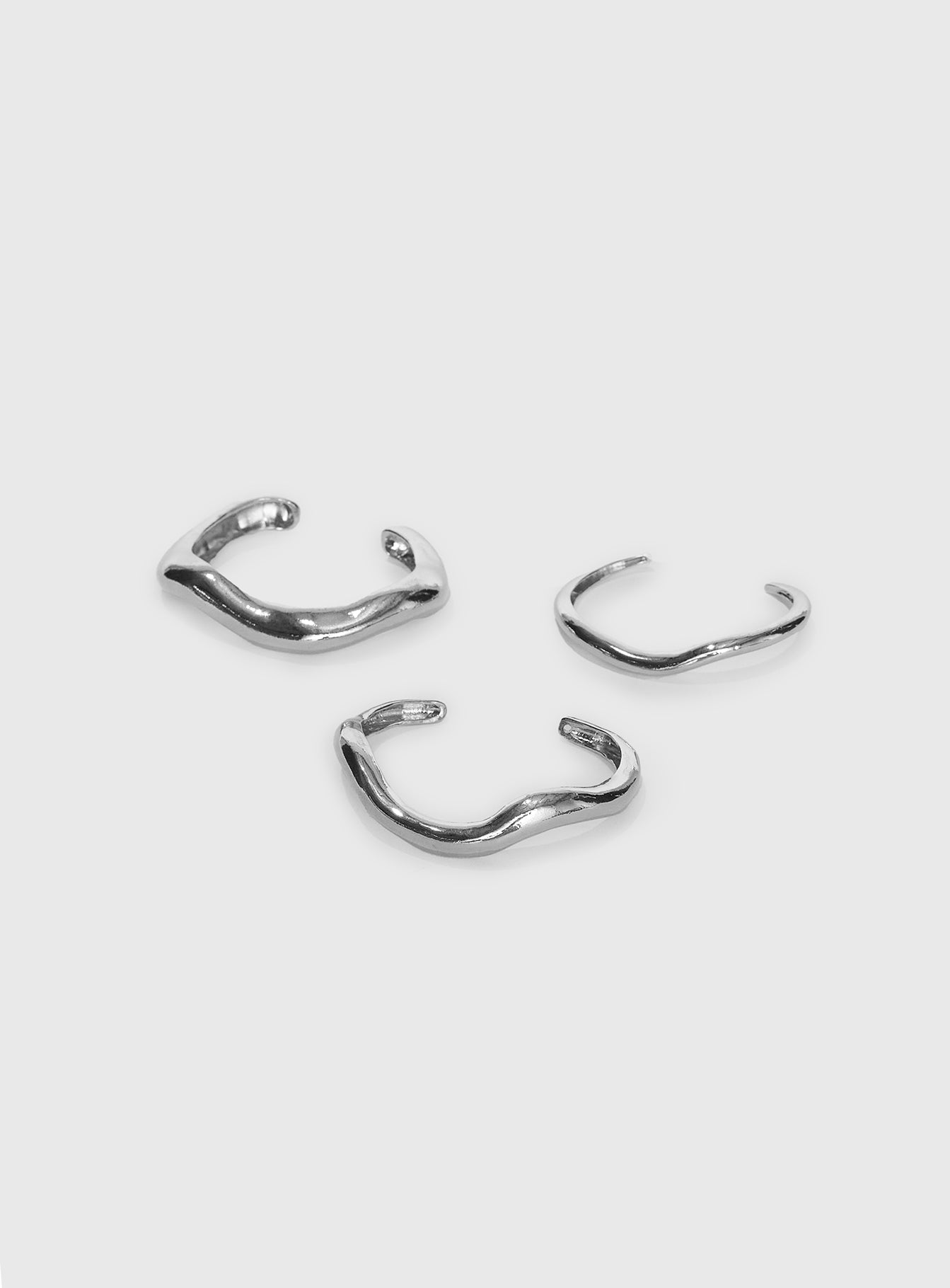 Soft Spoken Bracelet Set Silver、mySite、solidvoid