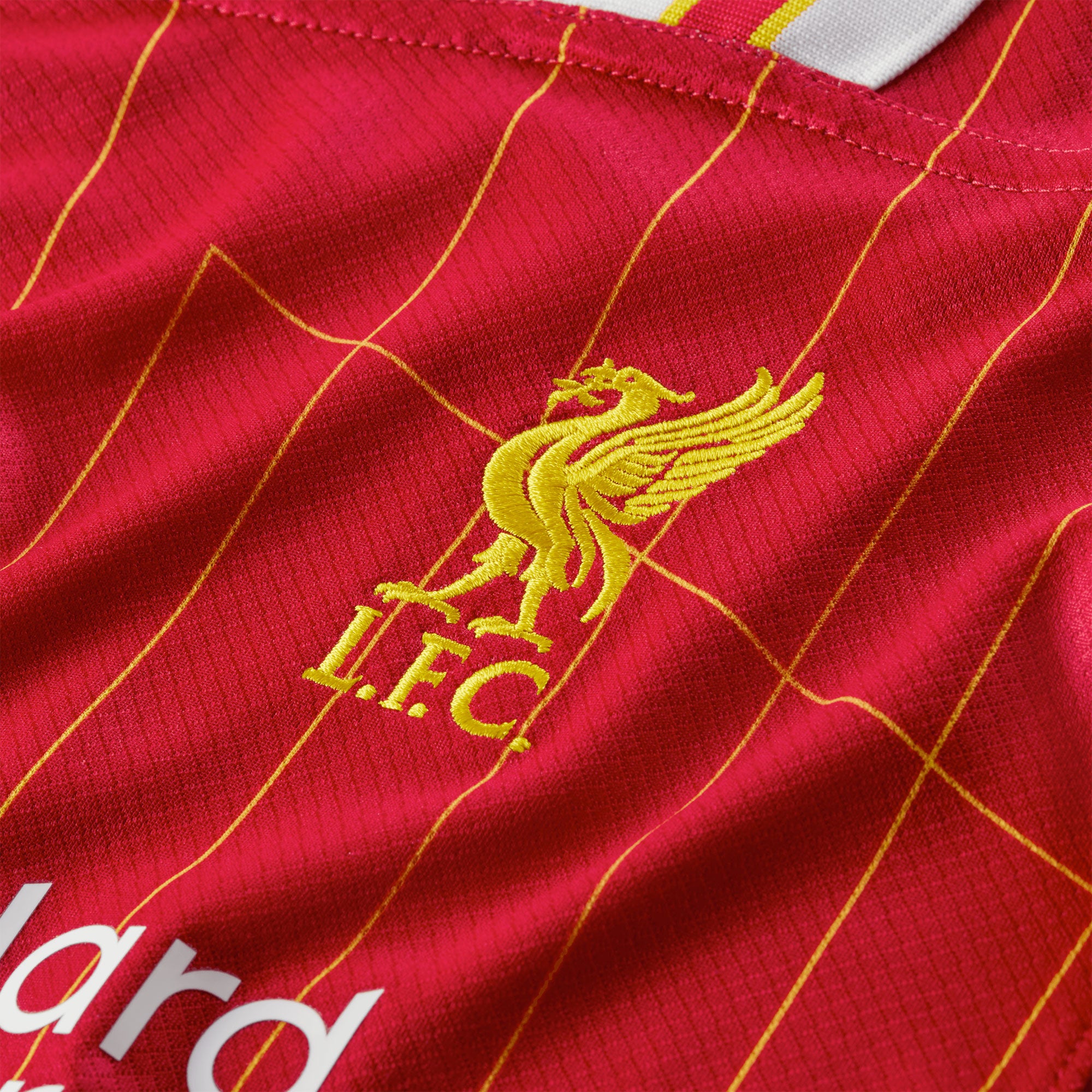 Nike Kids Liverpool FC Home Jersey 2024/25 Red/Yellow、mySite、noshort