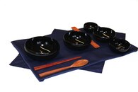 Facet-Rim Lacquer-style Oryoki Set with Scraper、mySite、topwebapps