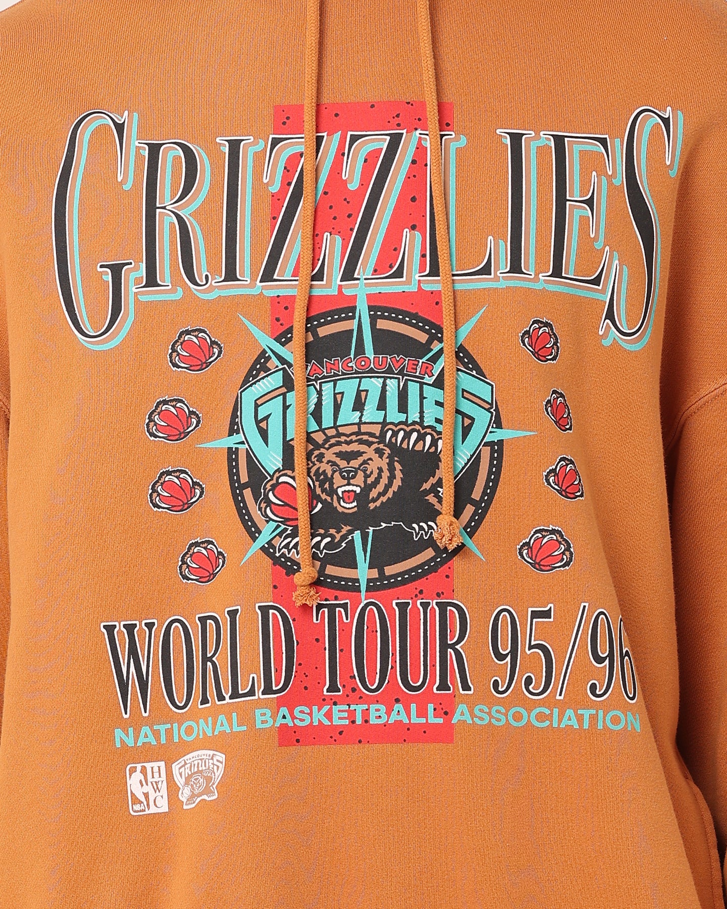 Mitchell & Ness Vancouver Grizzlies Tour Hoodie Bronze、mySite、zt4zffjzw