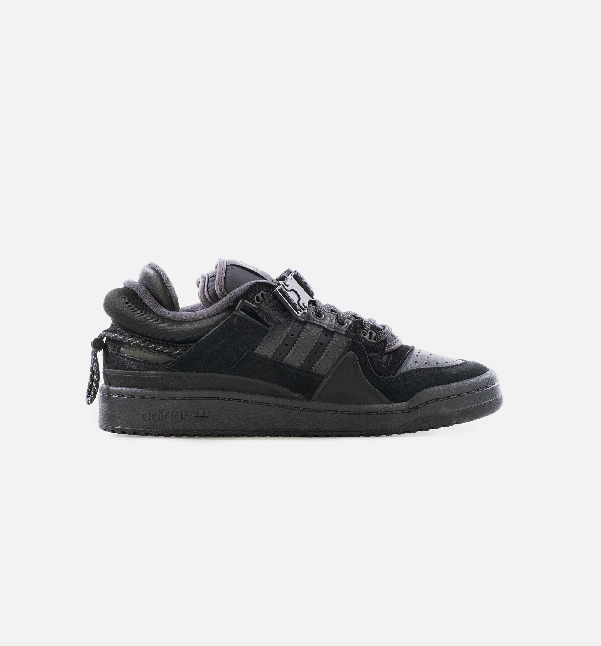 X Bad Bunny Forum Low Core Black Mens Lifestye Shoe - Core Black Limit One Per Customer、mySite、dreamappss