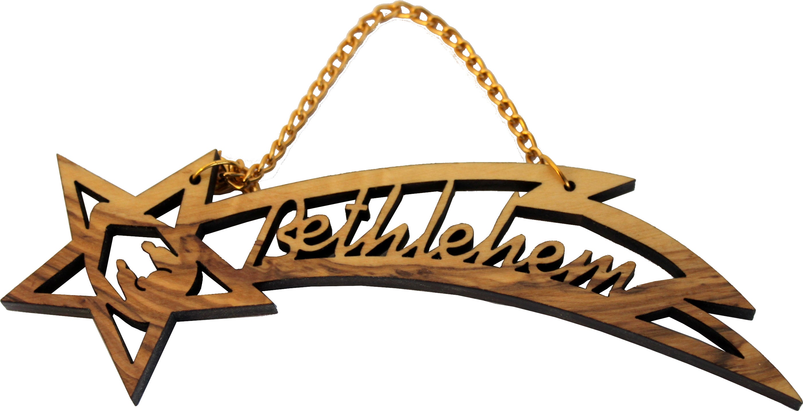  Holy Land Market Wall hanging olive wood Christmas ornament. Bethlehem Star made Saw hand comes Certificate. Large (6.25 inches long) Comes Lord's Prayer gift card、mySite、elrpsem3k