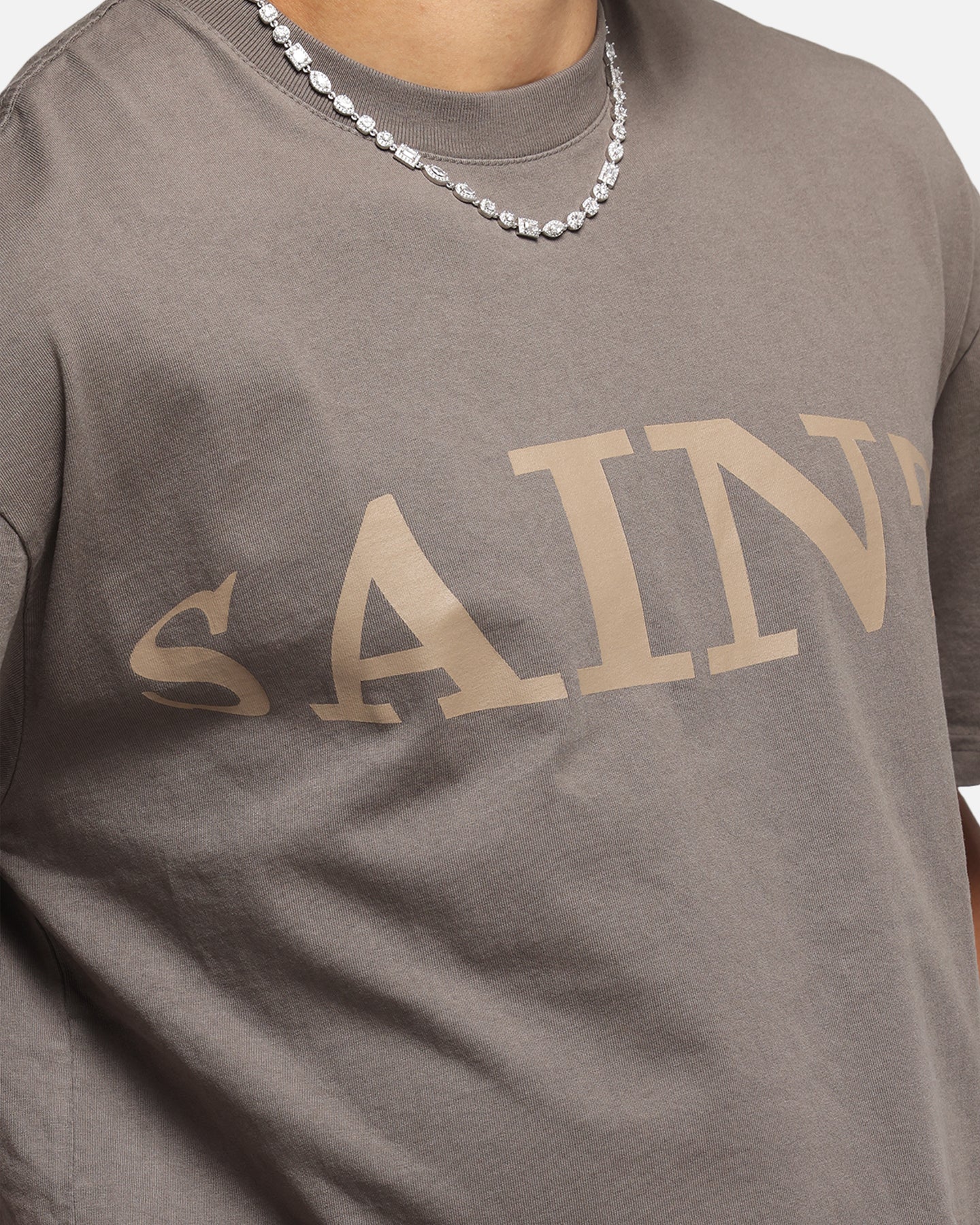 Saint Morta Vision Boxy T-Shirt Brown、mySite、zt4zffjzw