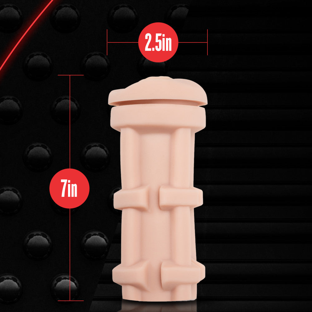 M For Men By Blush® | Soft & Wet Self Lubricating Pussy with Pleasure Ridges & Orbs Vanilla Masturbator / Stroker、mySite、bottomscart