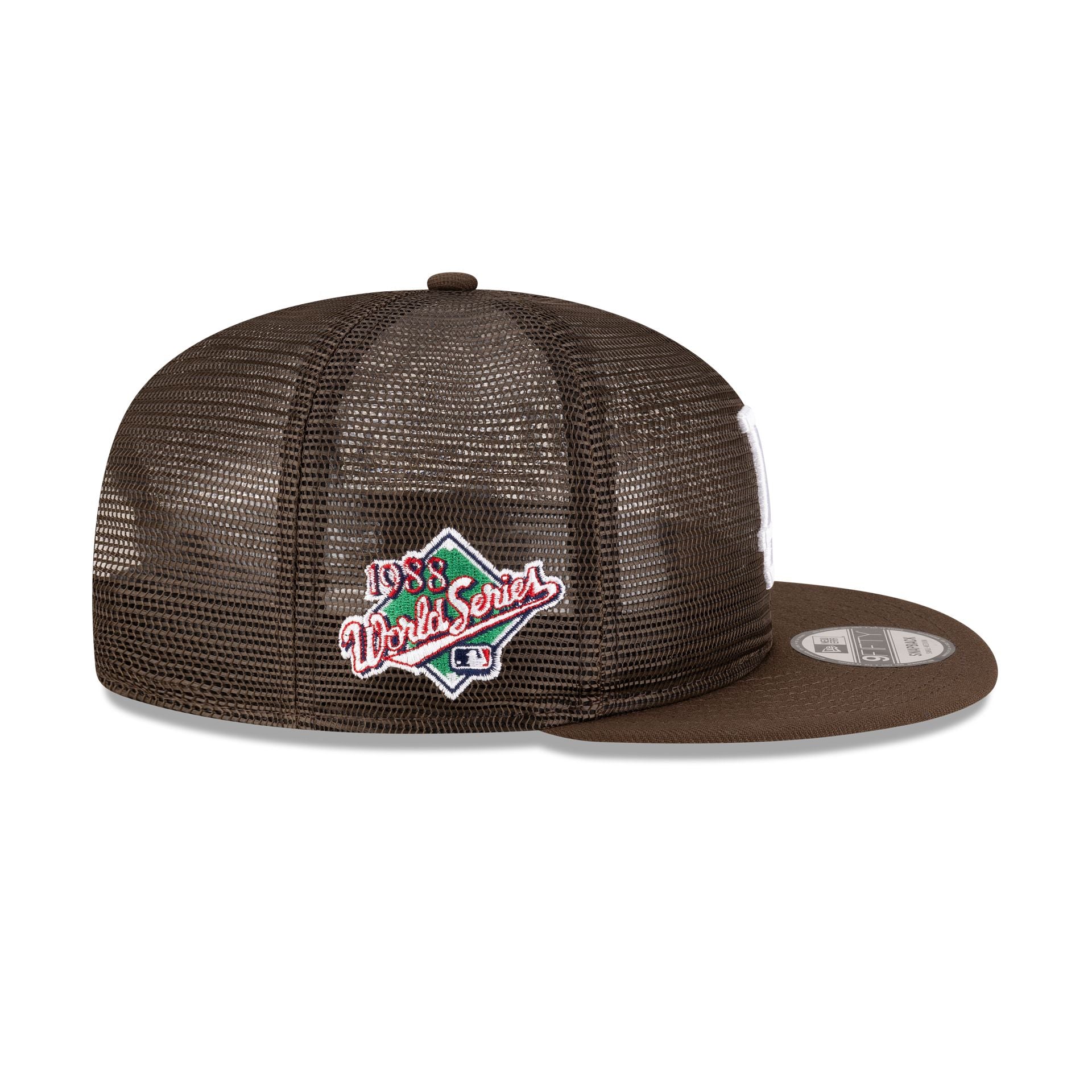 Los Angeles Dodgers Chocolate Mesh 9FIFTY Snapback Hat、mySite、vikingsvslions