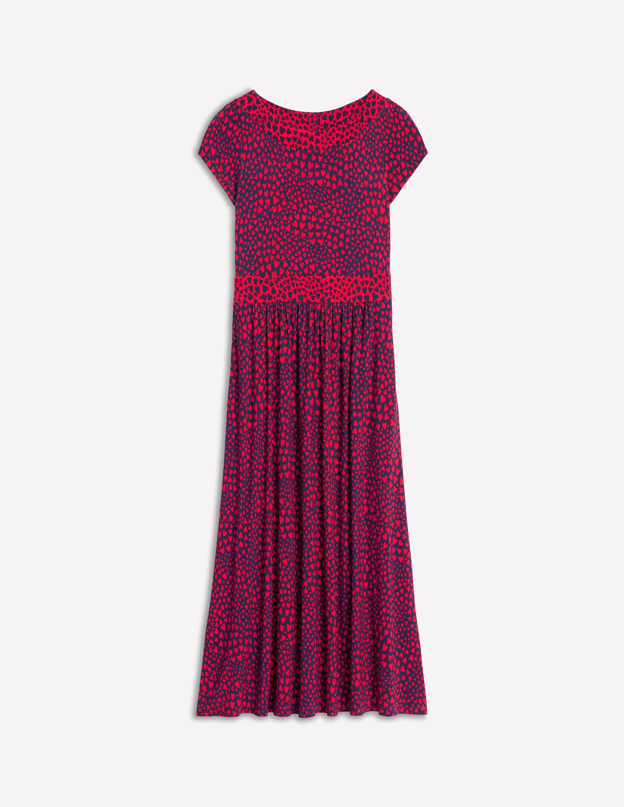  Melanie Jersey Midi Dress-French Navy, Heart Cluster、mySite、ashleygrahame