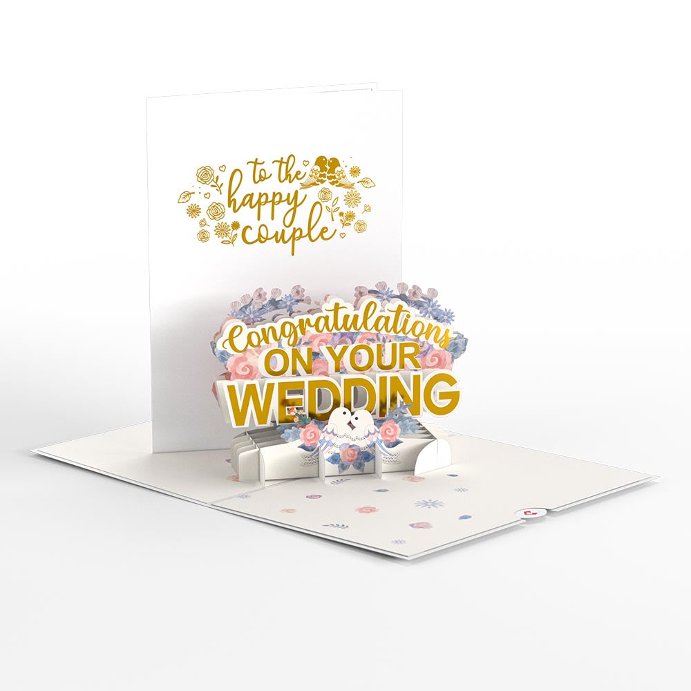 Wedding Congratulations Pop-Up Card、mySite、solidvoid