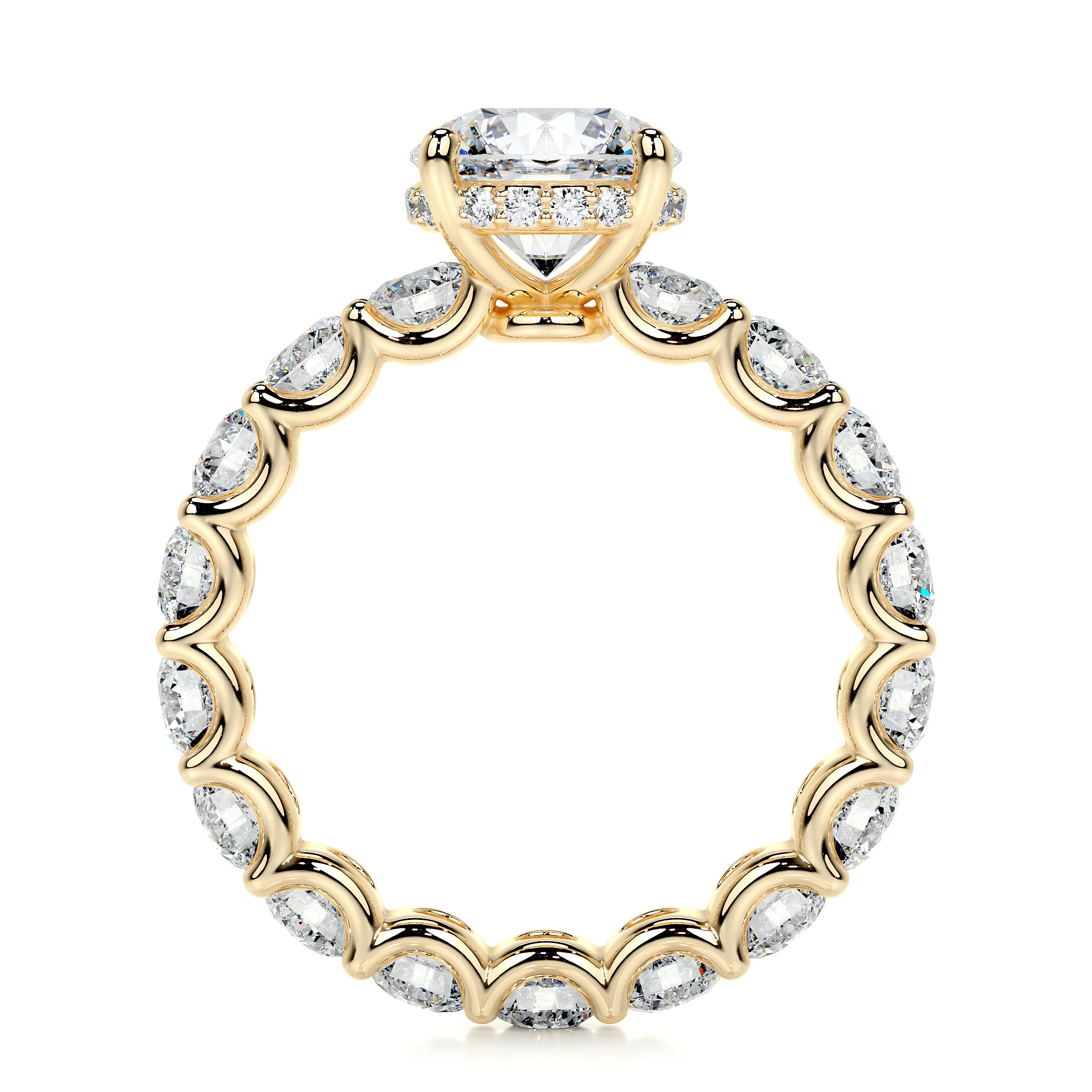 Lola Lab Grown Diamond Ring -18K Yellow Gold、mySite、hinf8tx79