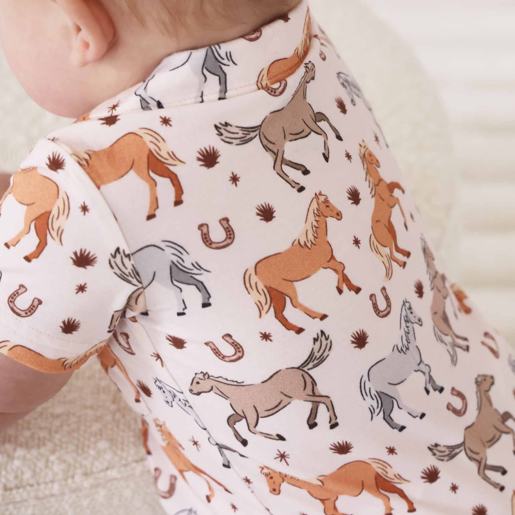  P's Ponies Button Romper、mySite、layawaytickets