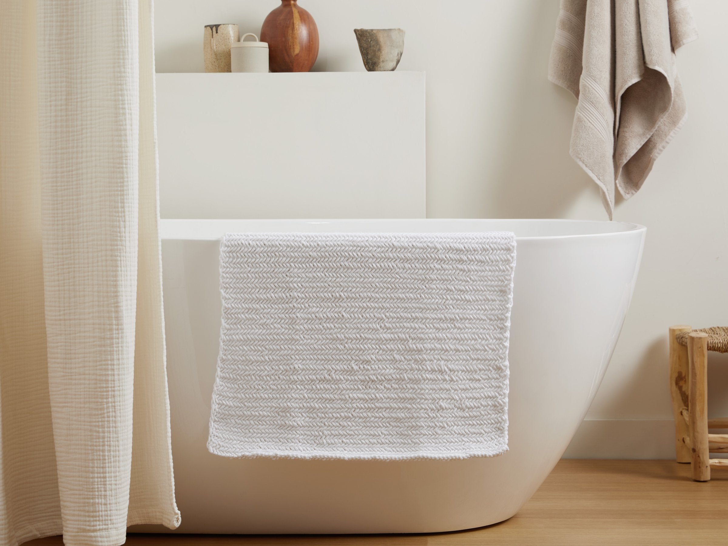  Braided Hand Knit Rug (White)、mySite、sugarbowlscore