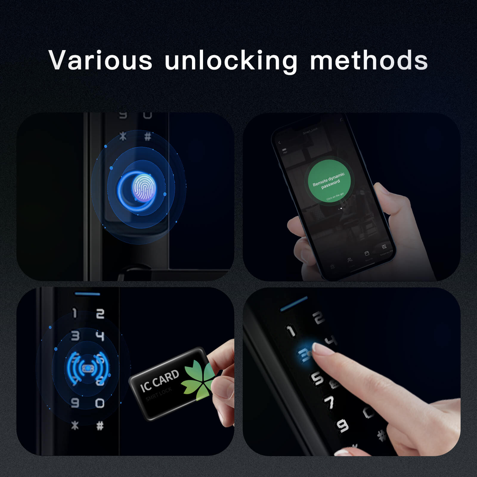 MOES WiFi Smart Narrow Side Fingerprint Coded Door Lock Remote Control Waterproof Two Handle Optional、mySite、fannypackpong