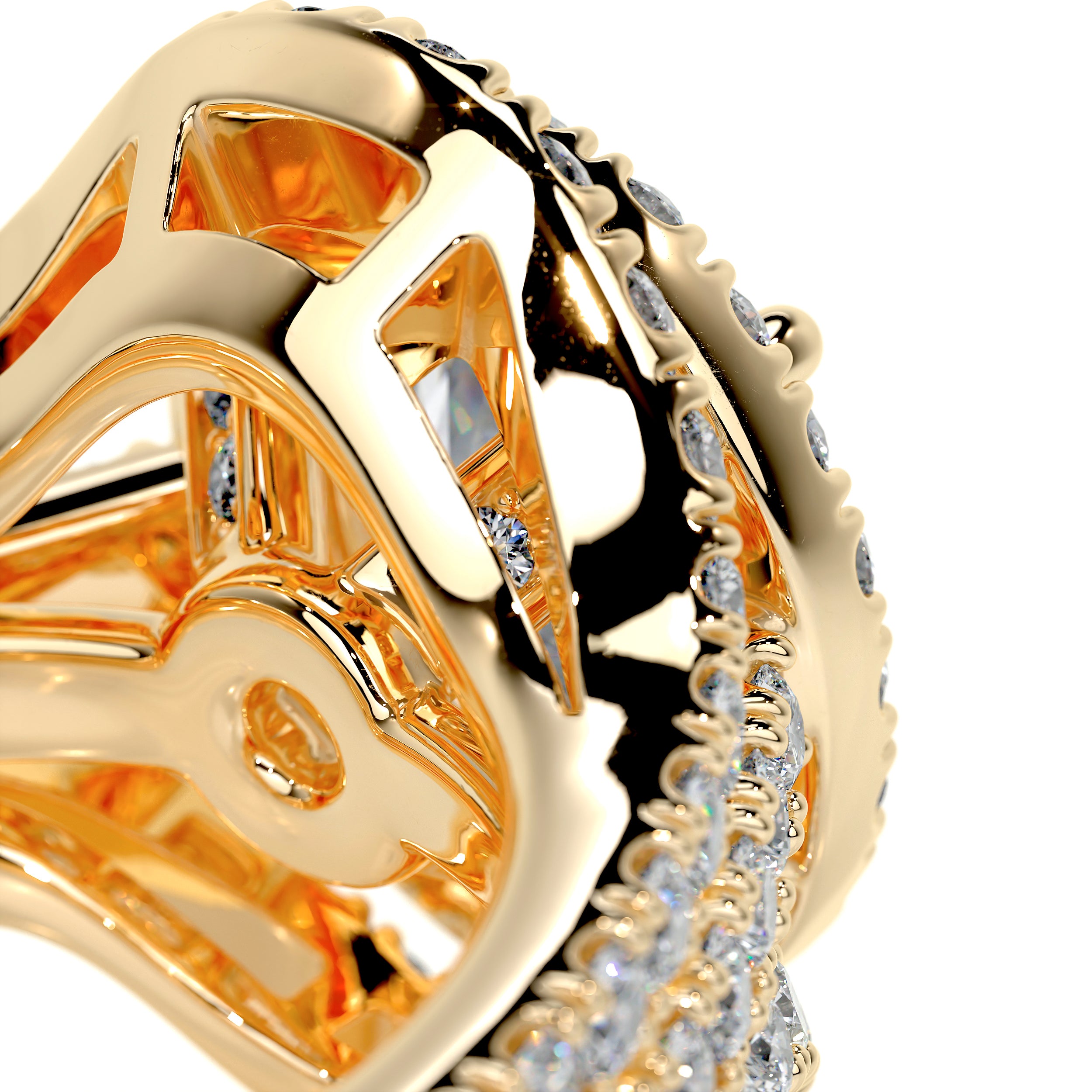 Maria Diamond Bridal Set - 18K Yellow Gold、mySite、hinf8tx79