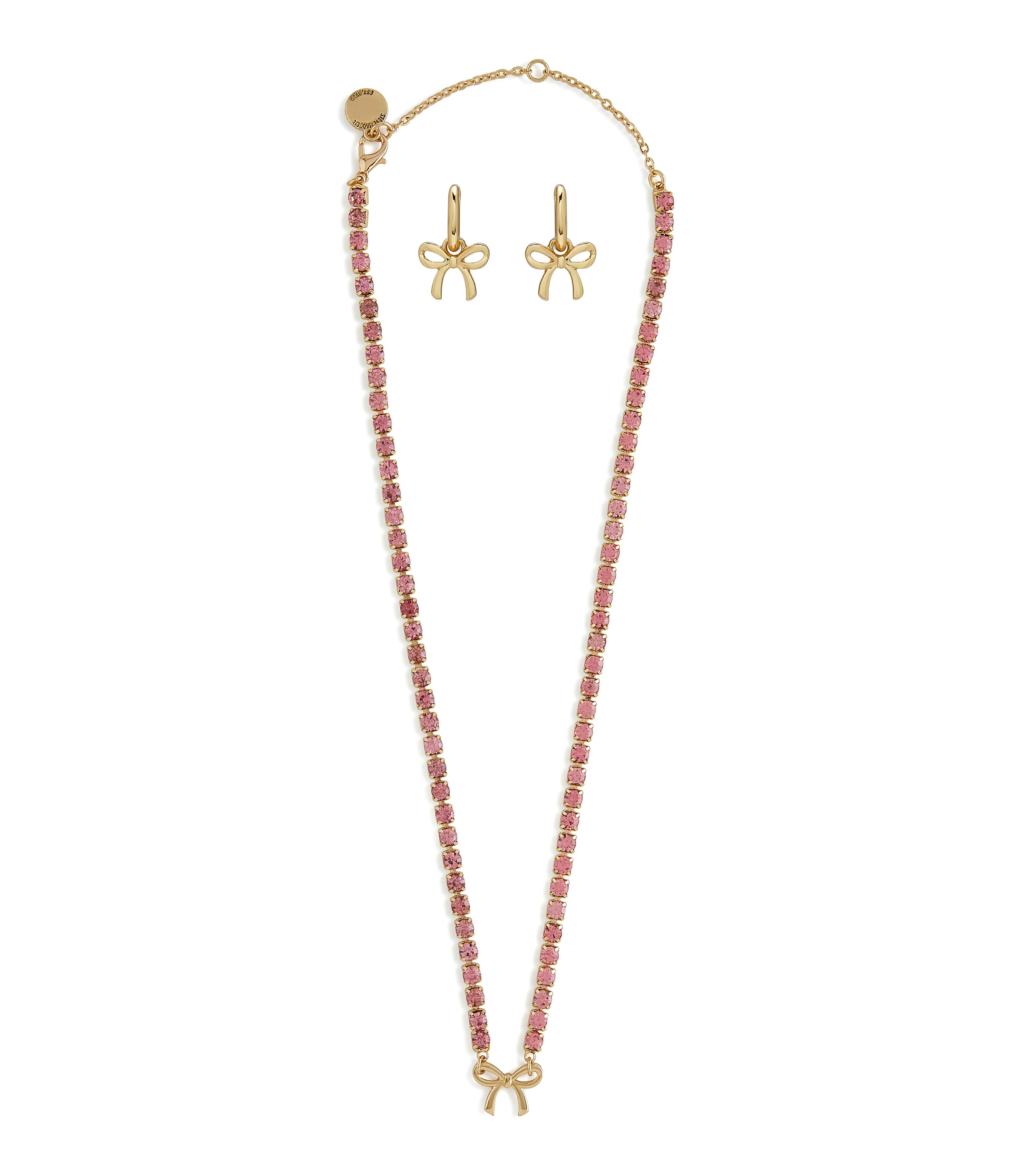 BOW NECKLACE SET IVORY PEARL、mySite、dreamappss