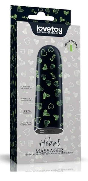 Love Toy Glow In The Dark Bullet Vibrator | Waterproof | USB、mySite、bottomscart