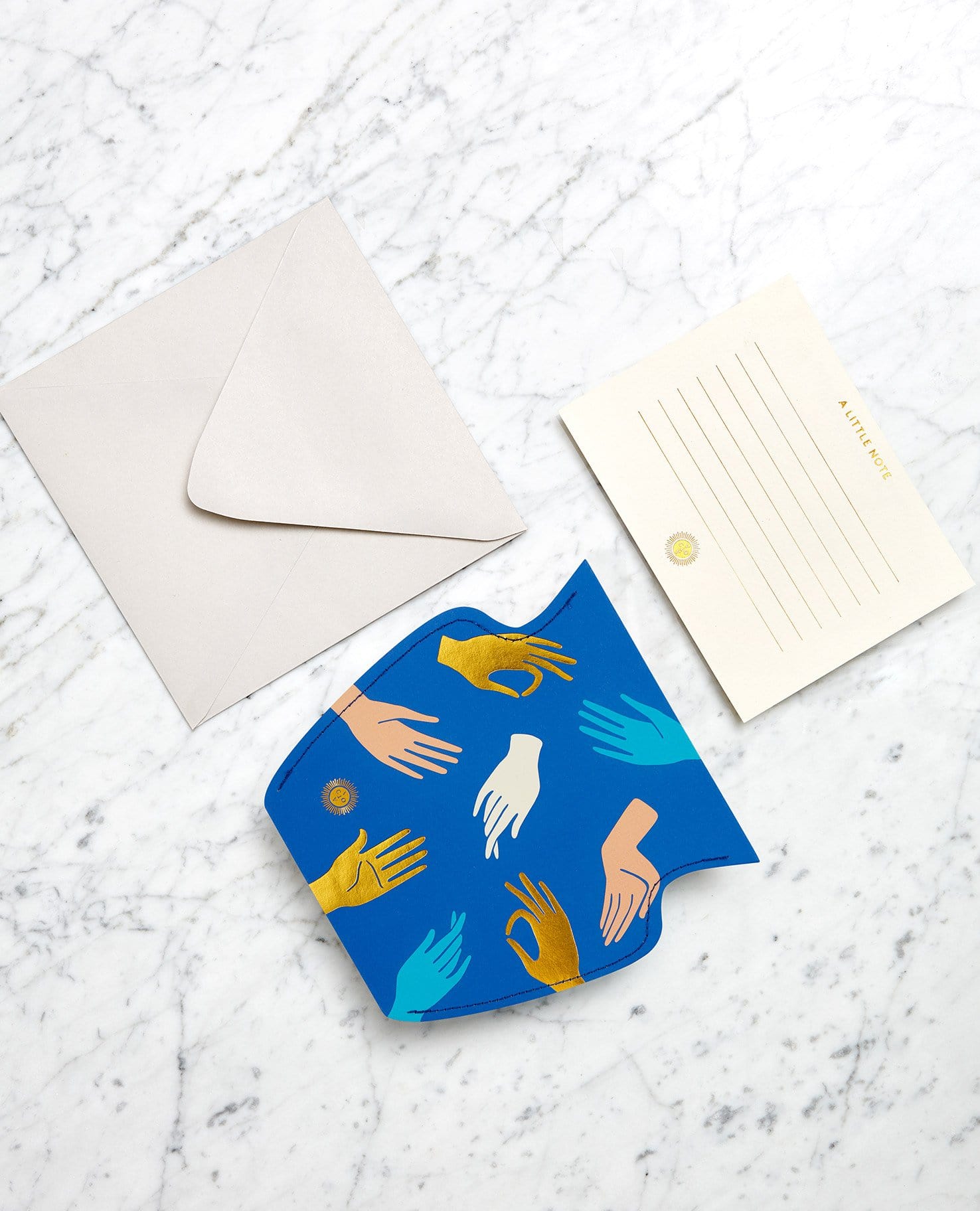 Blue Paper Hamsa Vase by Octaevo - Large or Mini、mySite、topwebapps