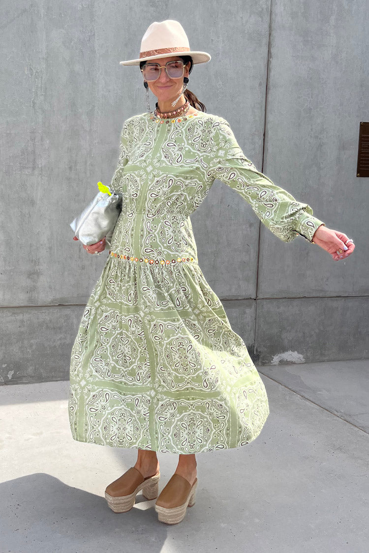 Khaki Bandana Indie Dress、mySite、solidvoid