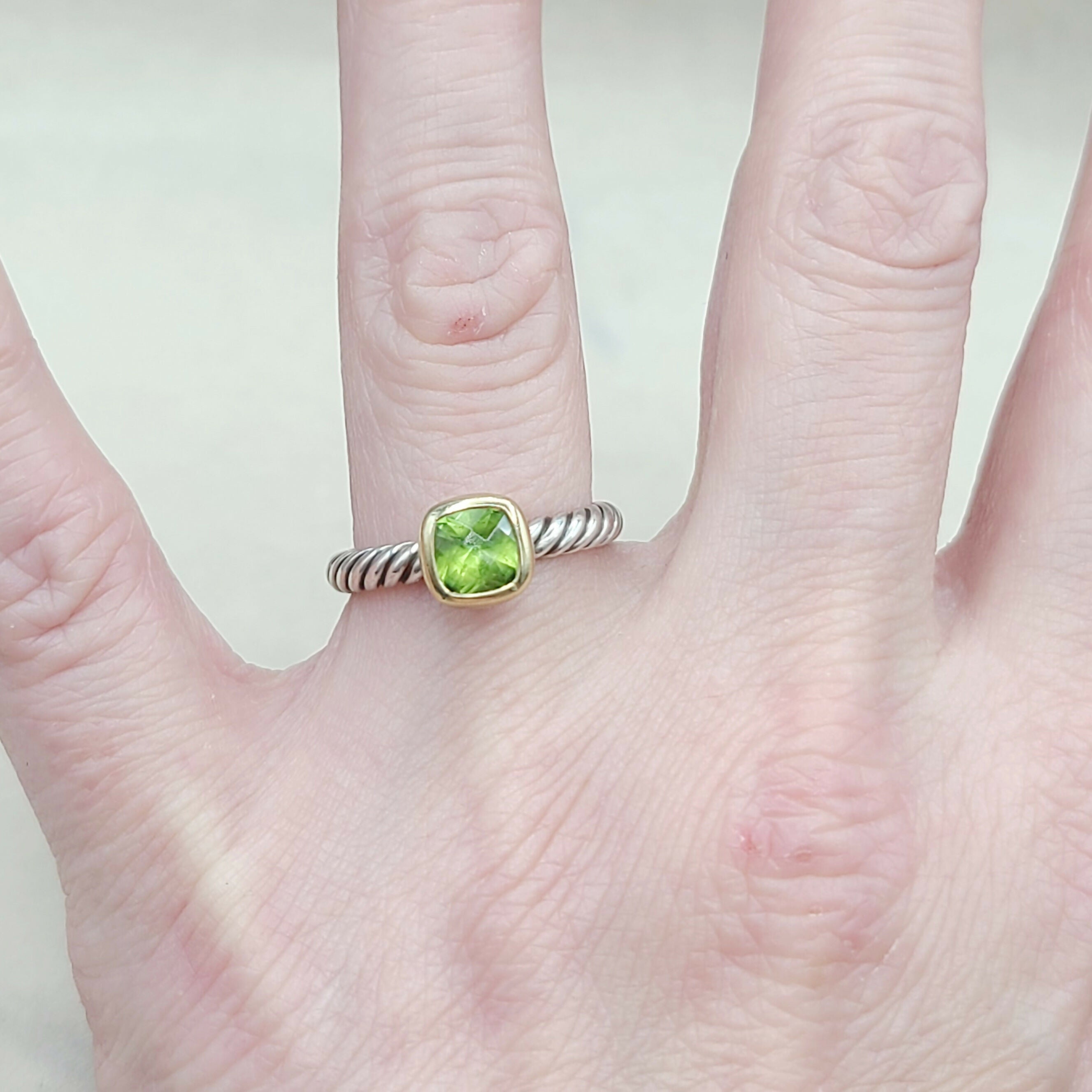 David Yurman Stackable Ring Peridot & Gold、mySite、hinf8tx79