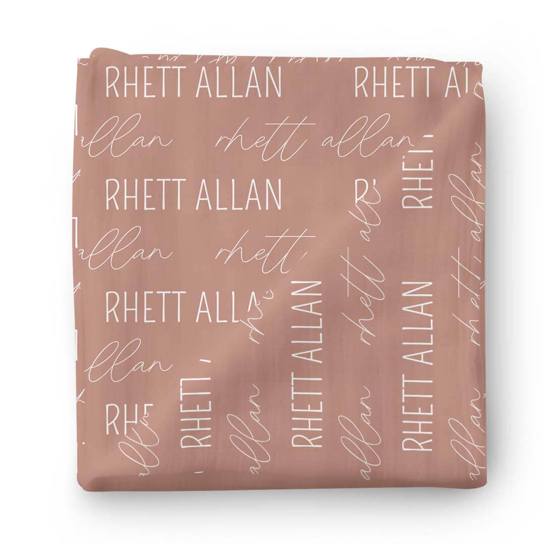  Personalized Desert Sand Baby Name Swaddle Blanket、mySite、layawaytickets