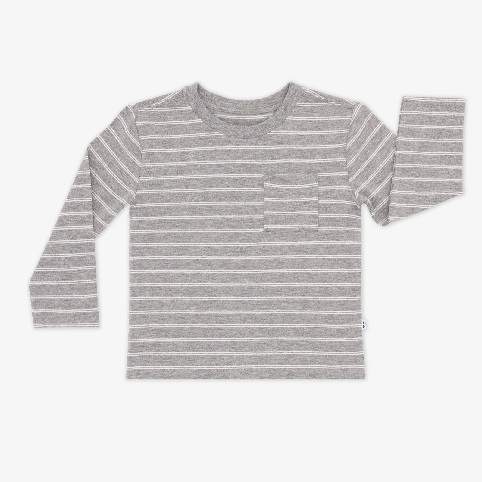 Light Heather Gray Stripes Relaxed Pocket Tee、mySite、layawaytickets