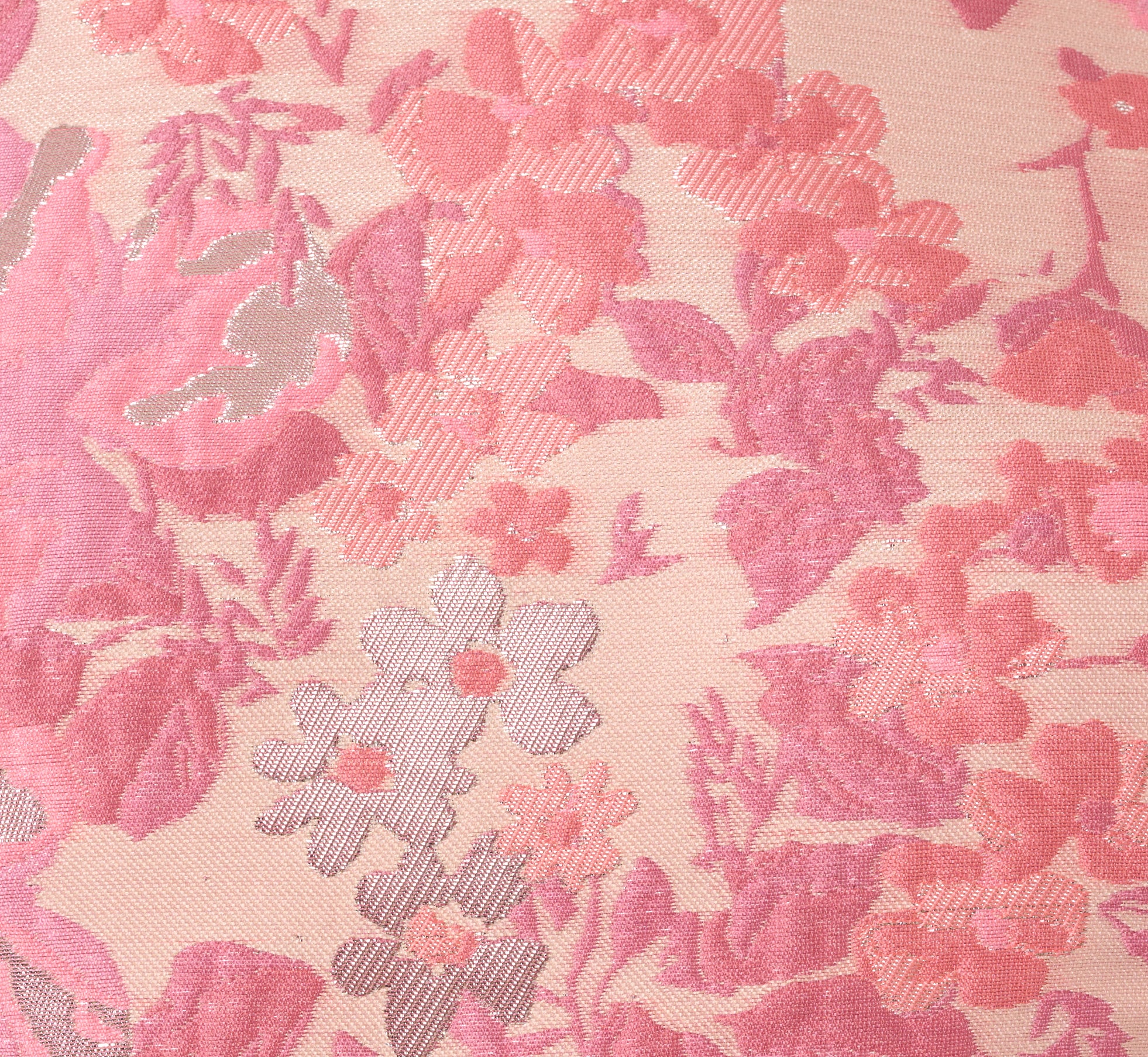 Sleeveless Floral Jacquard Fit And Flare Dress In Pink Multi、mySite、solidvoid