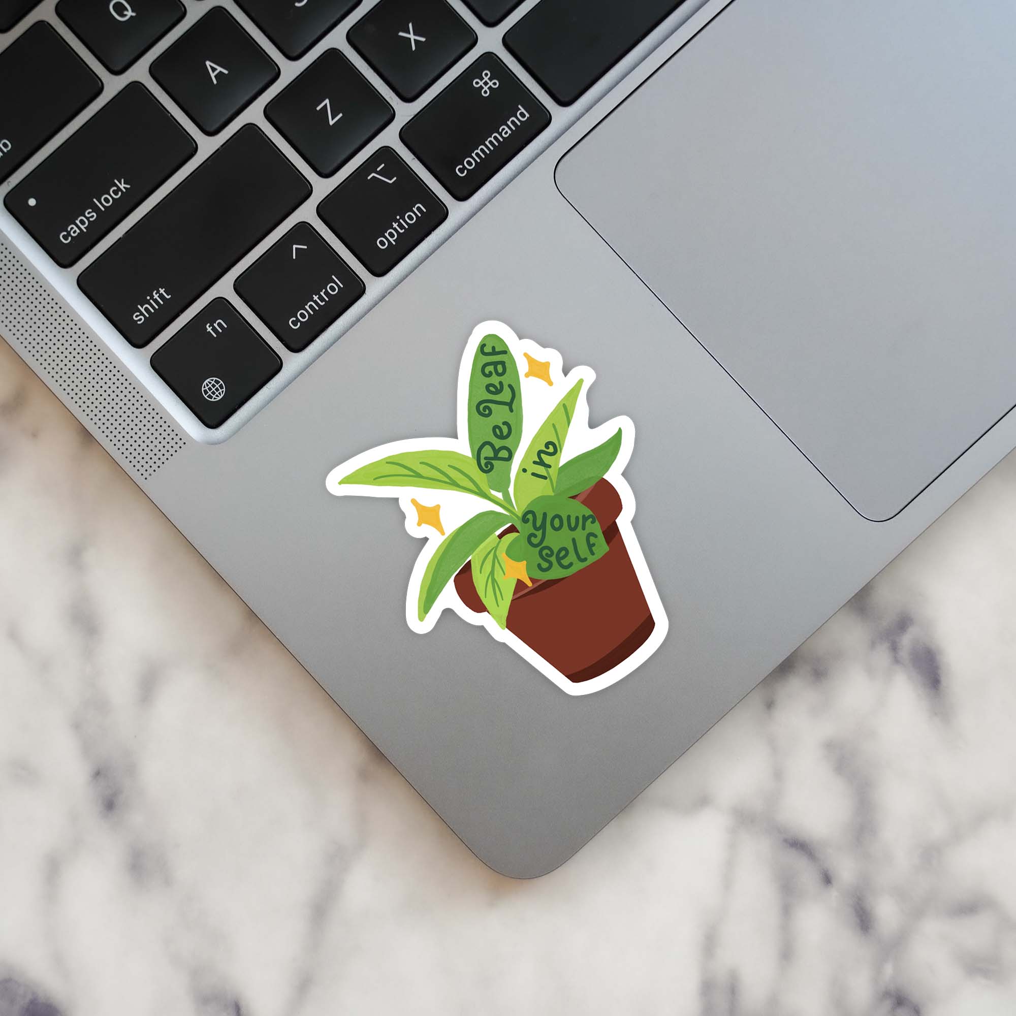  Be Leaf In Yourself Sticker、mySite、ghnorth