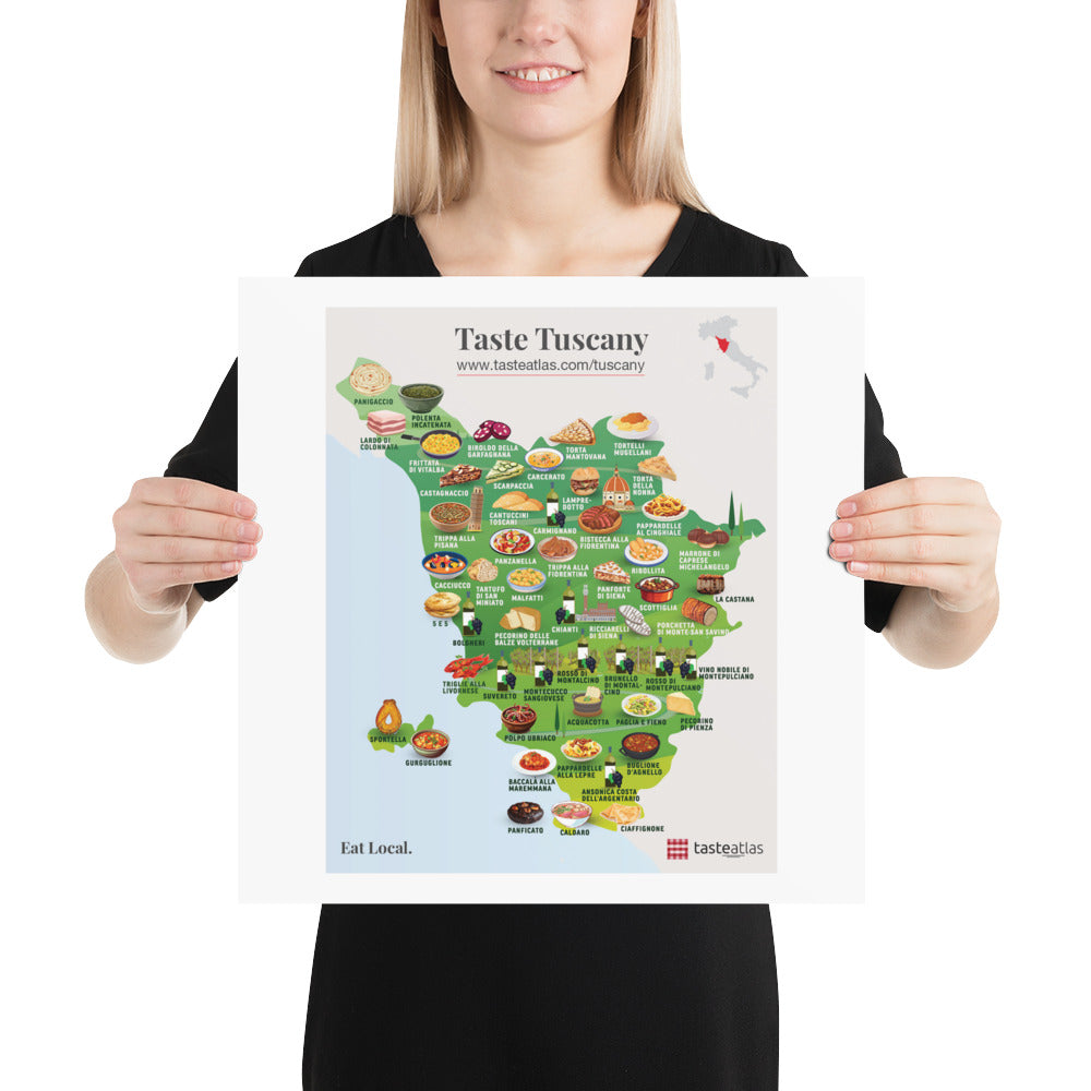 Taste Tuscany Poster (in)、mySite、camillekostekn