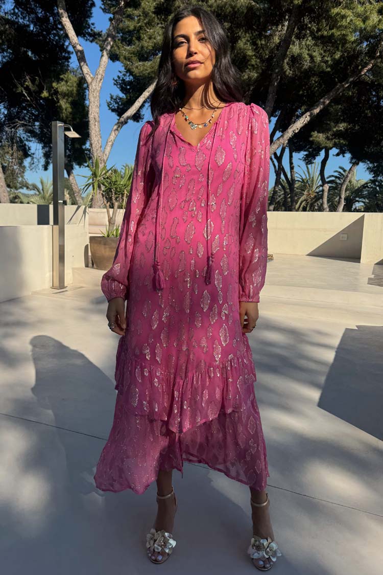 Pink Jacquard Harmony Dress、mySite、solidvoid