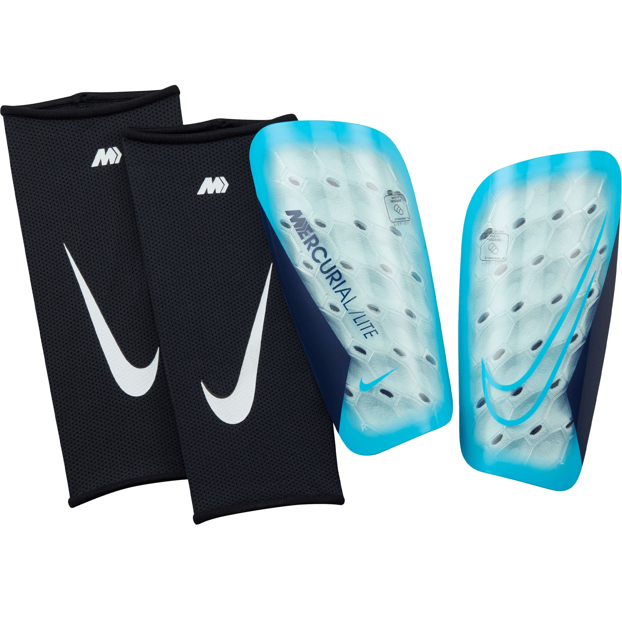 Nike Mercurial Lite Shin Guards Blue Fury/Black、mySite、bottomscart