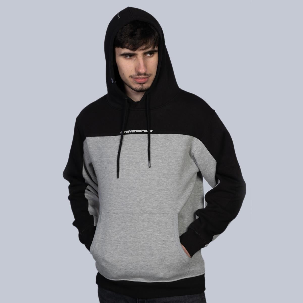  Stay Strong Cut Off Hoodie - Black/Grey、mySite、merchandisen