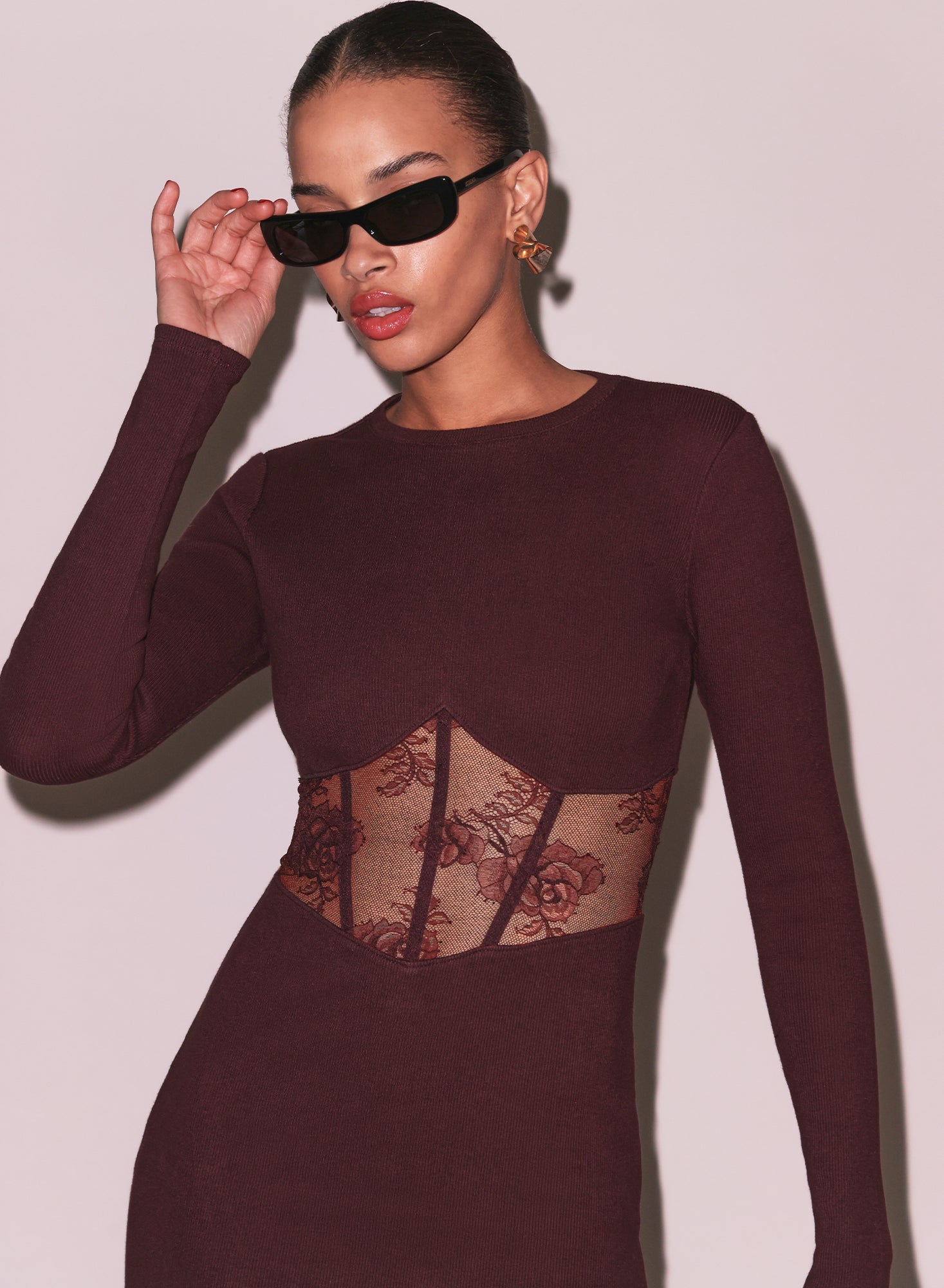 Rib and Bouquet Lace Boned Dress、mySite、bengalsvssteelers