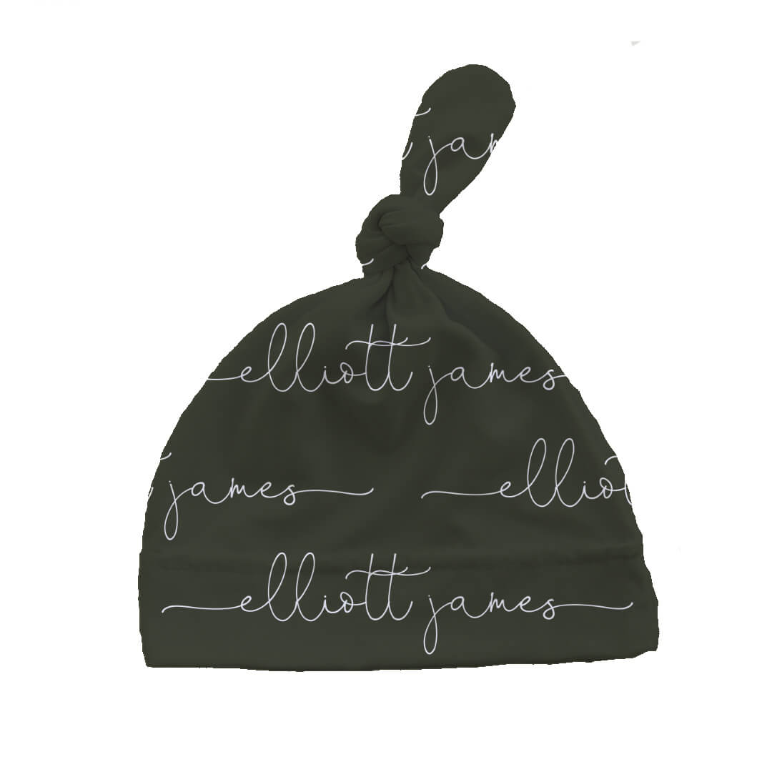  Olive Personalized Knotted Hat、mySite、layawaytickets