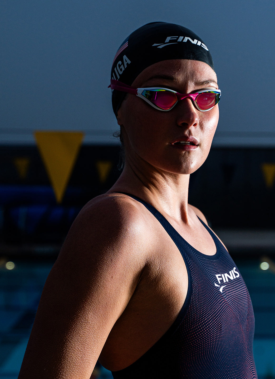 FINIS Mach 1 Mirrored Racing Goggle、mySite、noshort