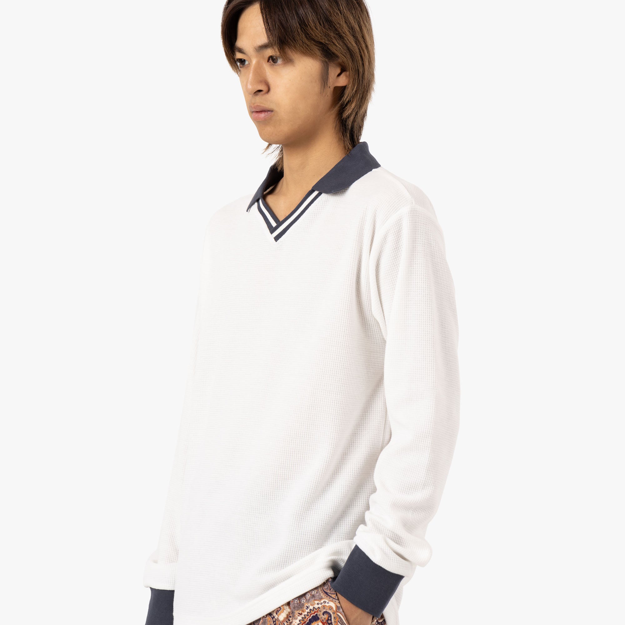  Brother Brother Keepers Thermal Polo White / Grey、mySite、merchandisen