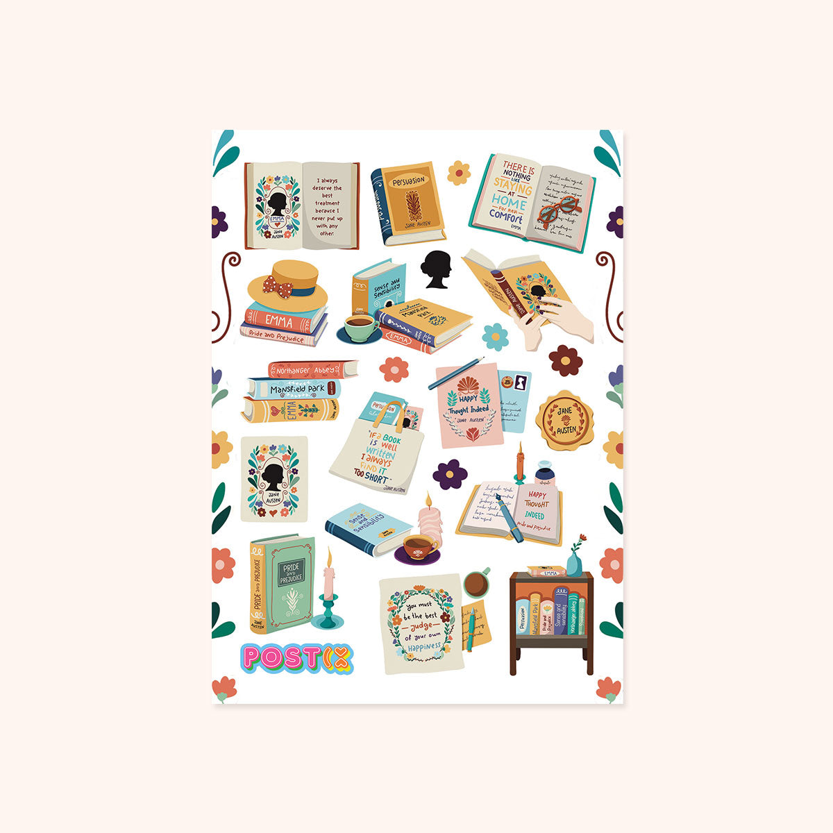  Sense & Stickerbility A6 Sticker Sheet、mySite、ghnorth