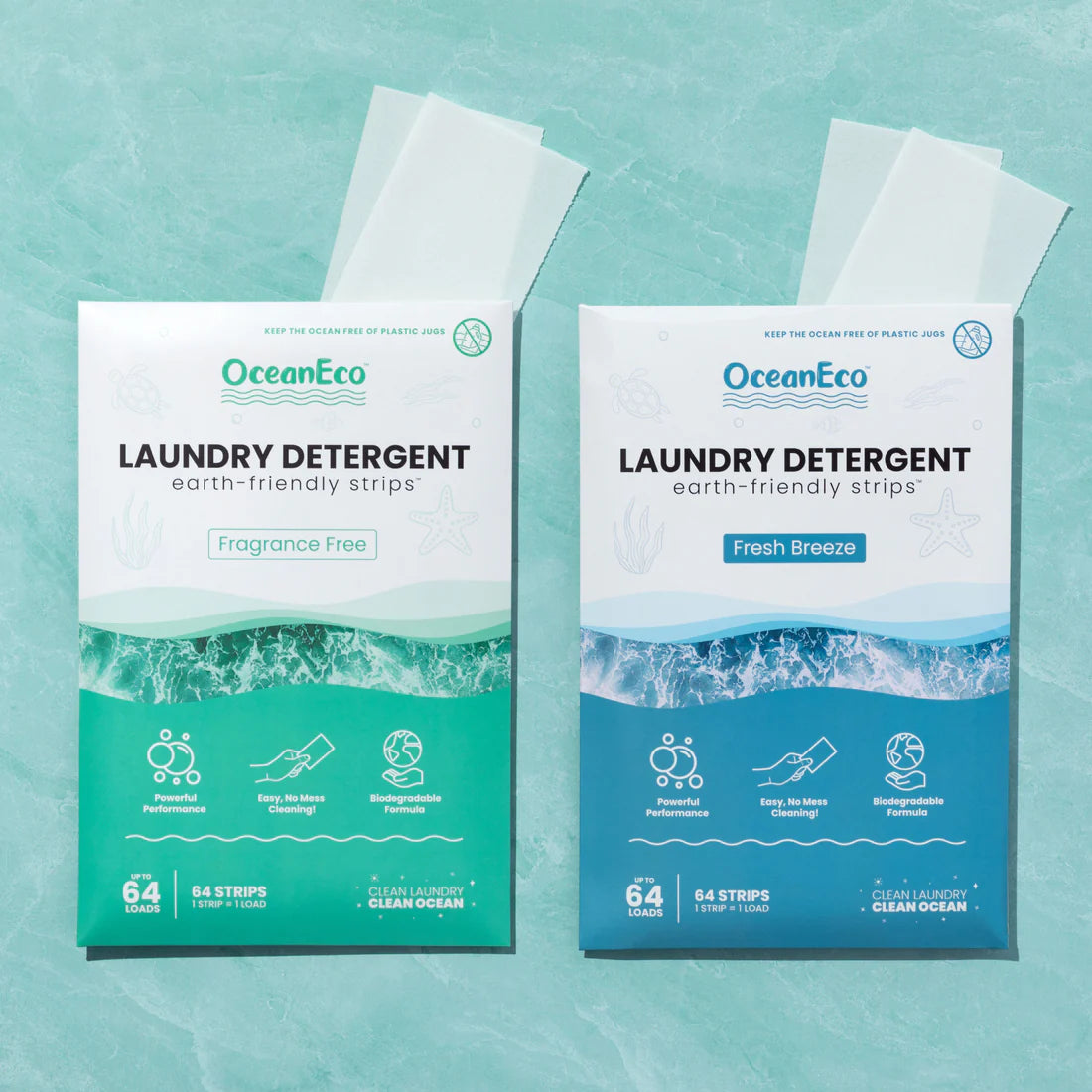 OceanEco Earth-Friendly Laundry Detergent Strips、mySite、camillekostekn