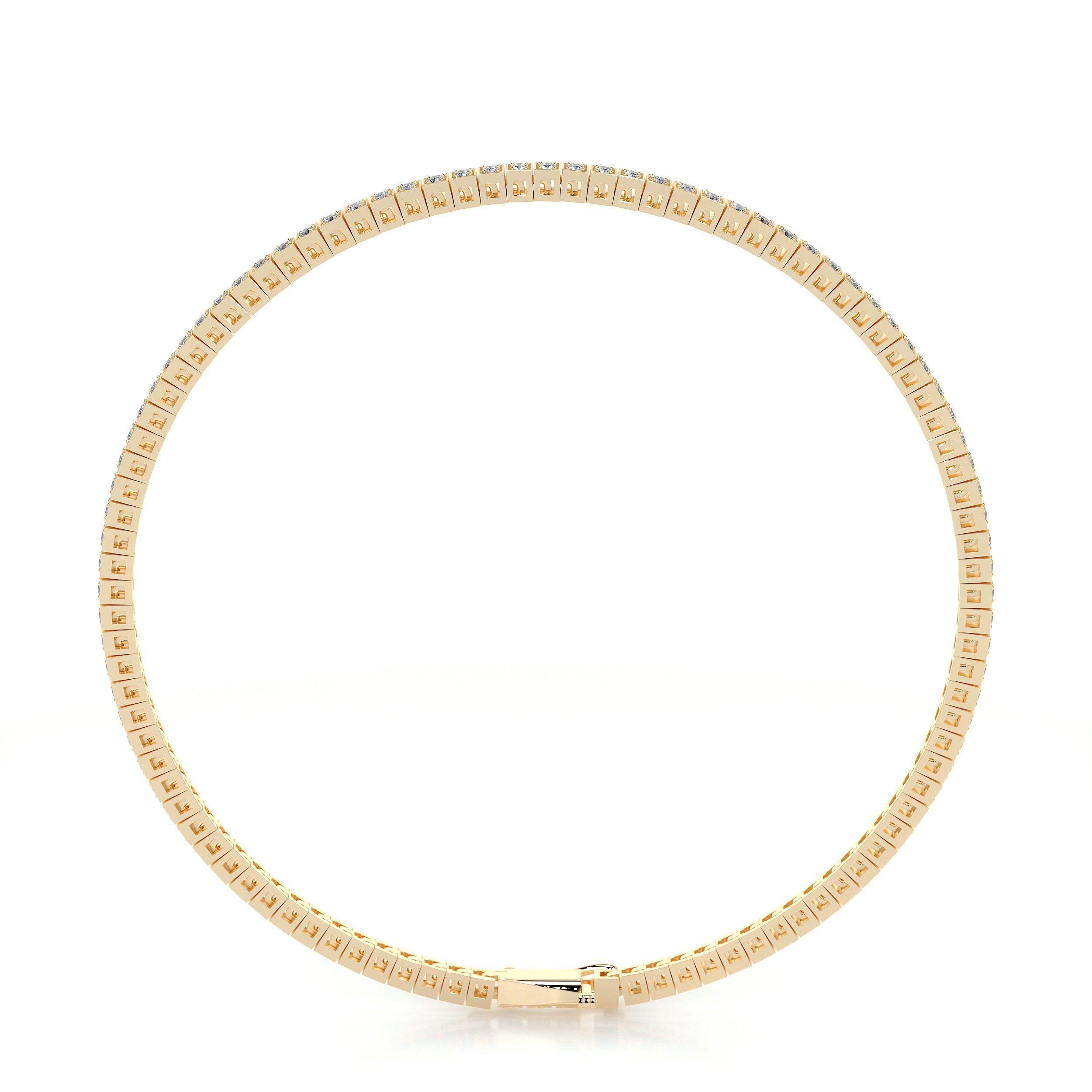 Georgina Diamond Tennis Bracelet (2.00 Carat) -18K Yellow Gold、mySite、hinf8tx79