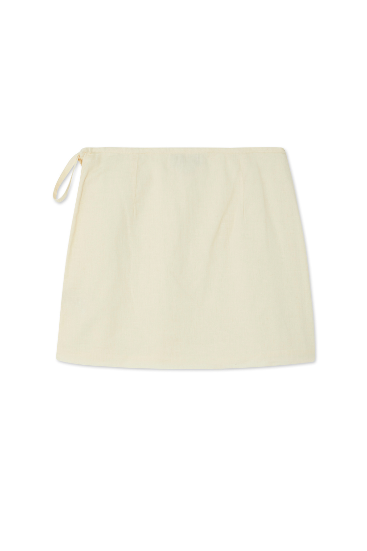 Cream Beaded Mirror Skirt、mySite、solidvoid