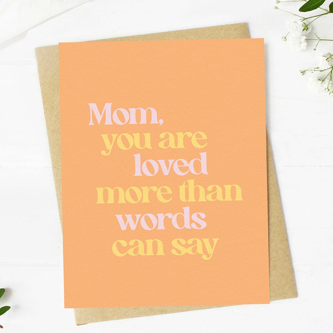  You are loved more than words can say Mother's Day Card、mySite、ghnorth